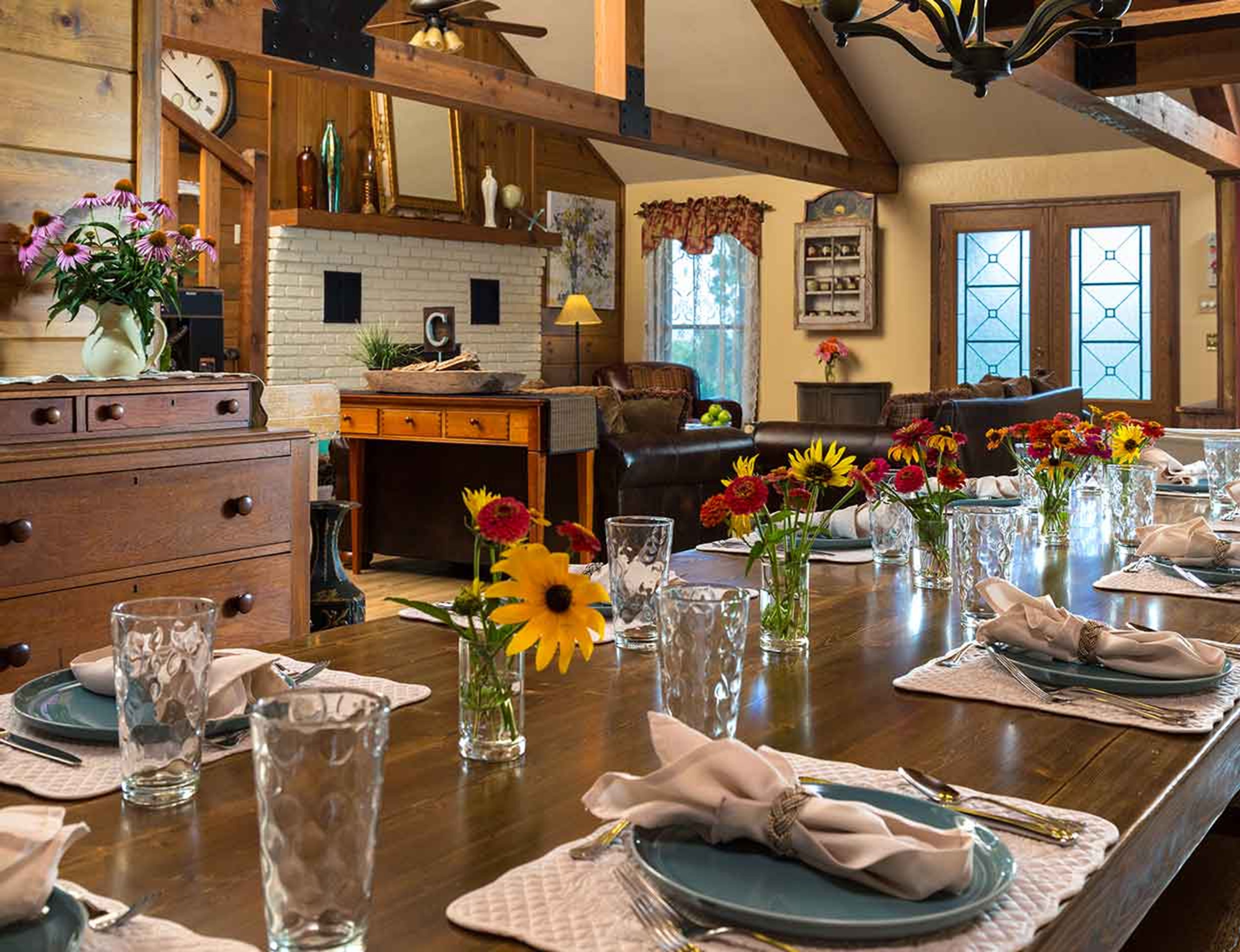 Dining Room, an event space at Cedar Crest Lodge