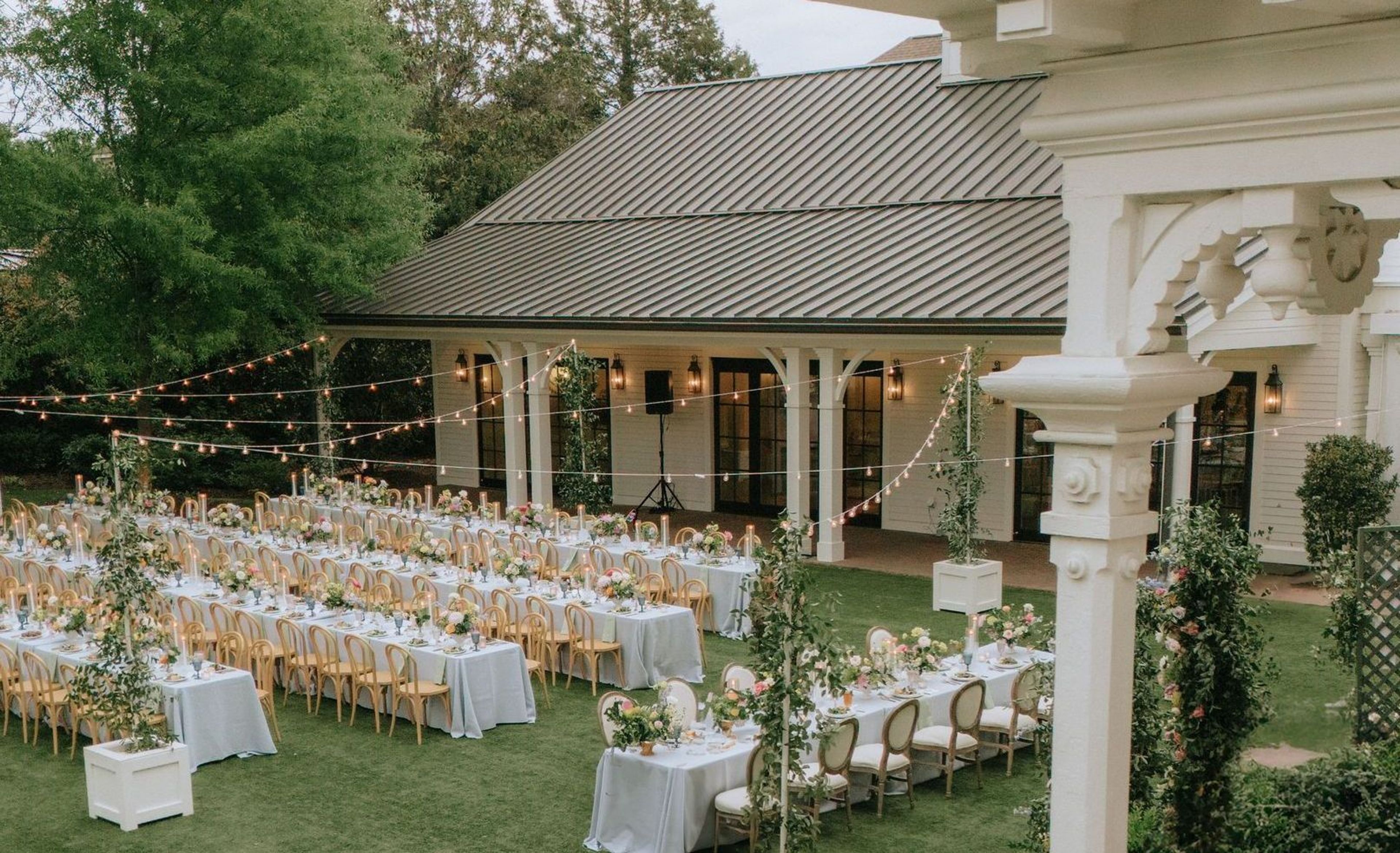 The Lawn, an event space at The Merrimon Wynne House