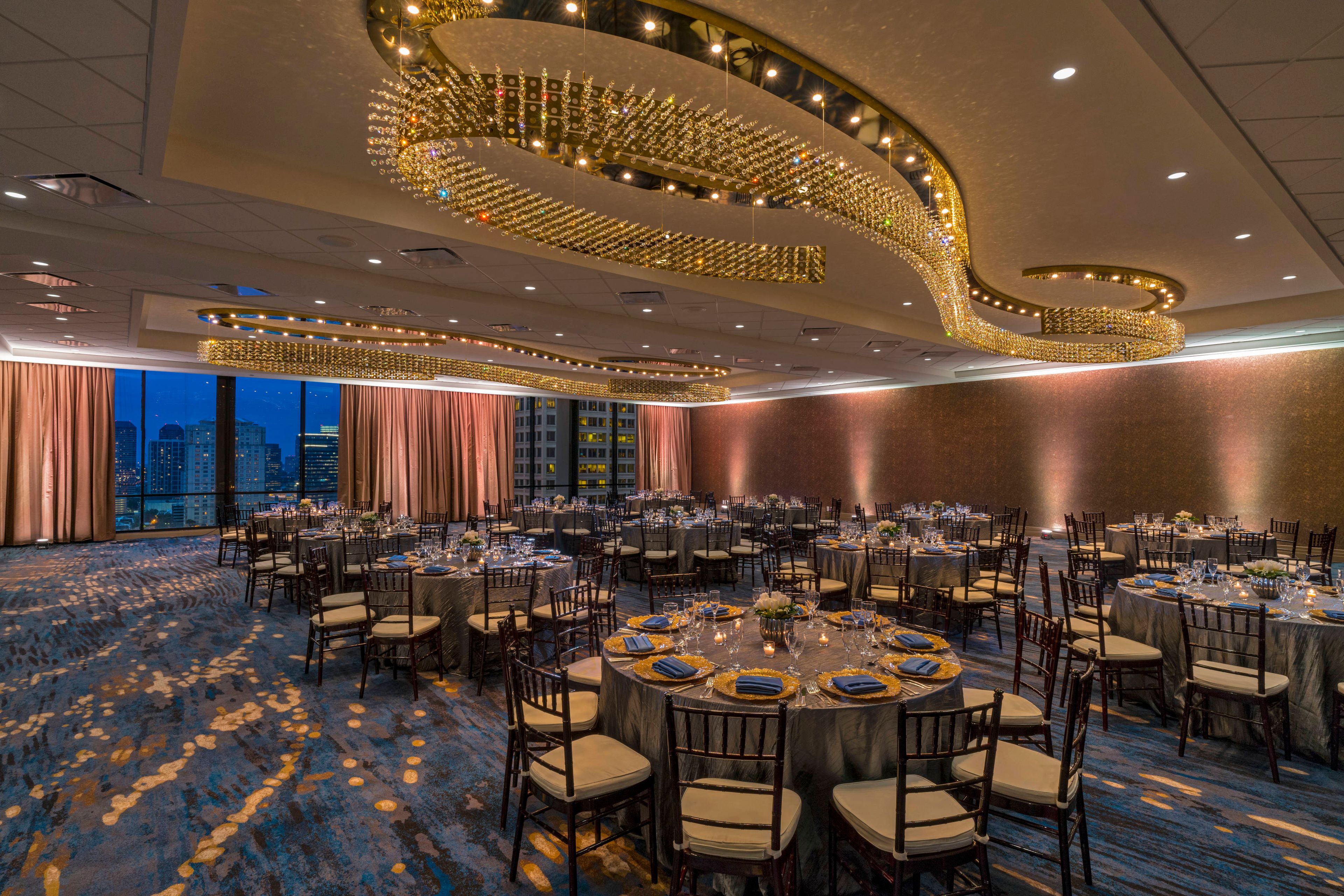 Monarch Ballroom, an event space at The Westin Galleria Houston