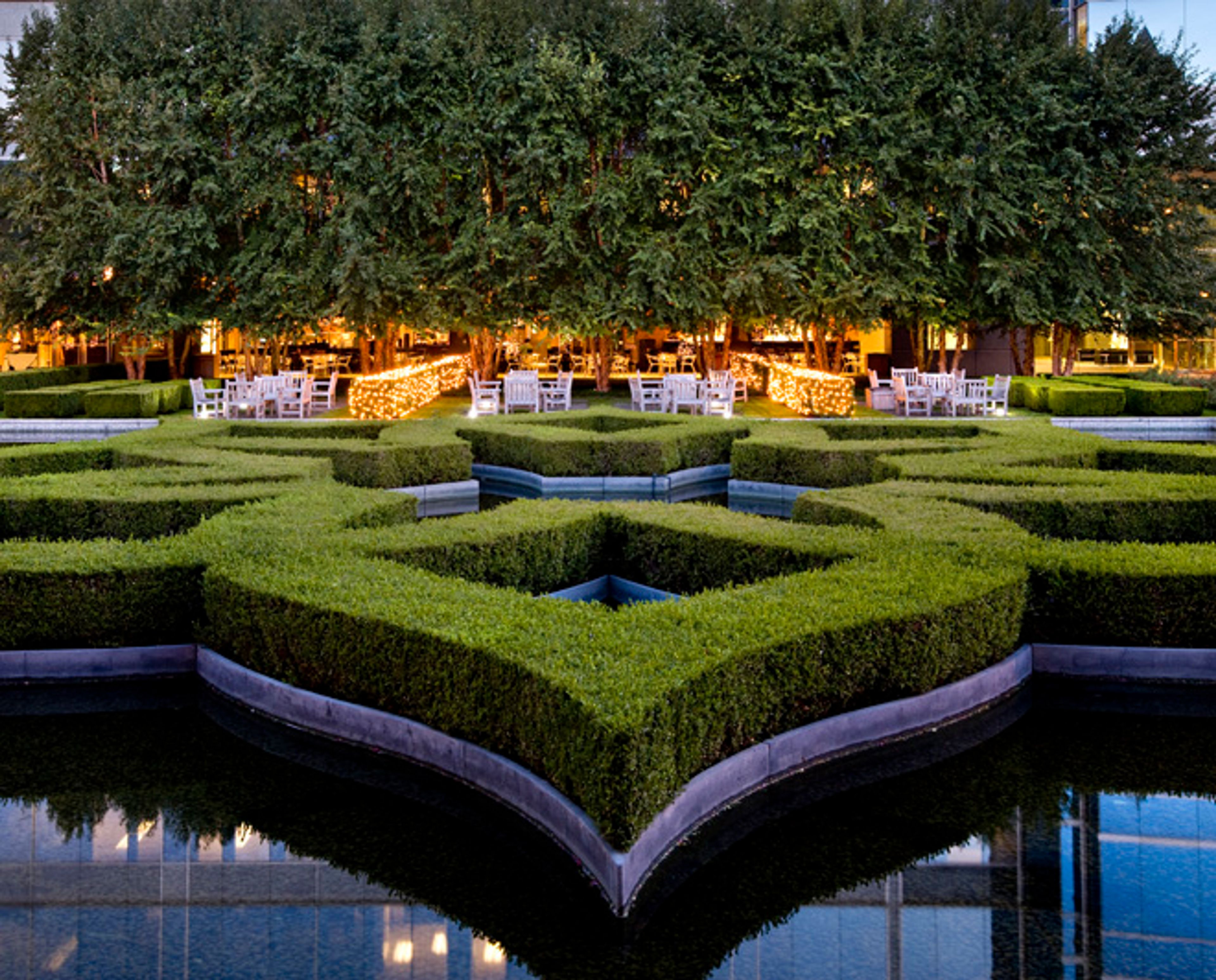 A Serene Setting, an event space at Marie Gabrielle Restaurant and Gardens