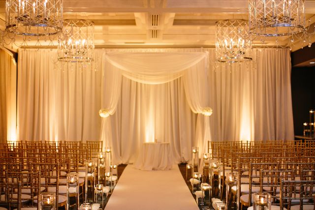 Featured photo from Gold + White Hotel Wedding