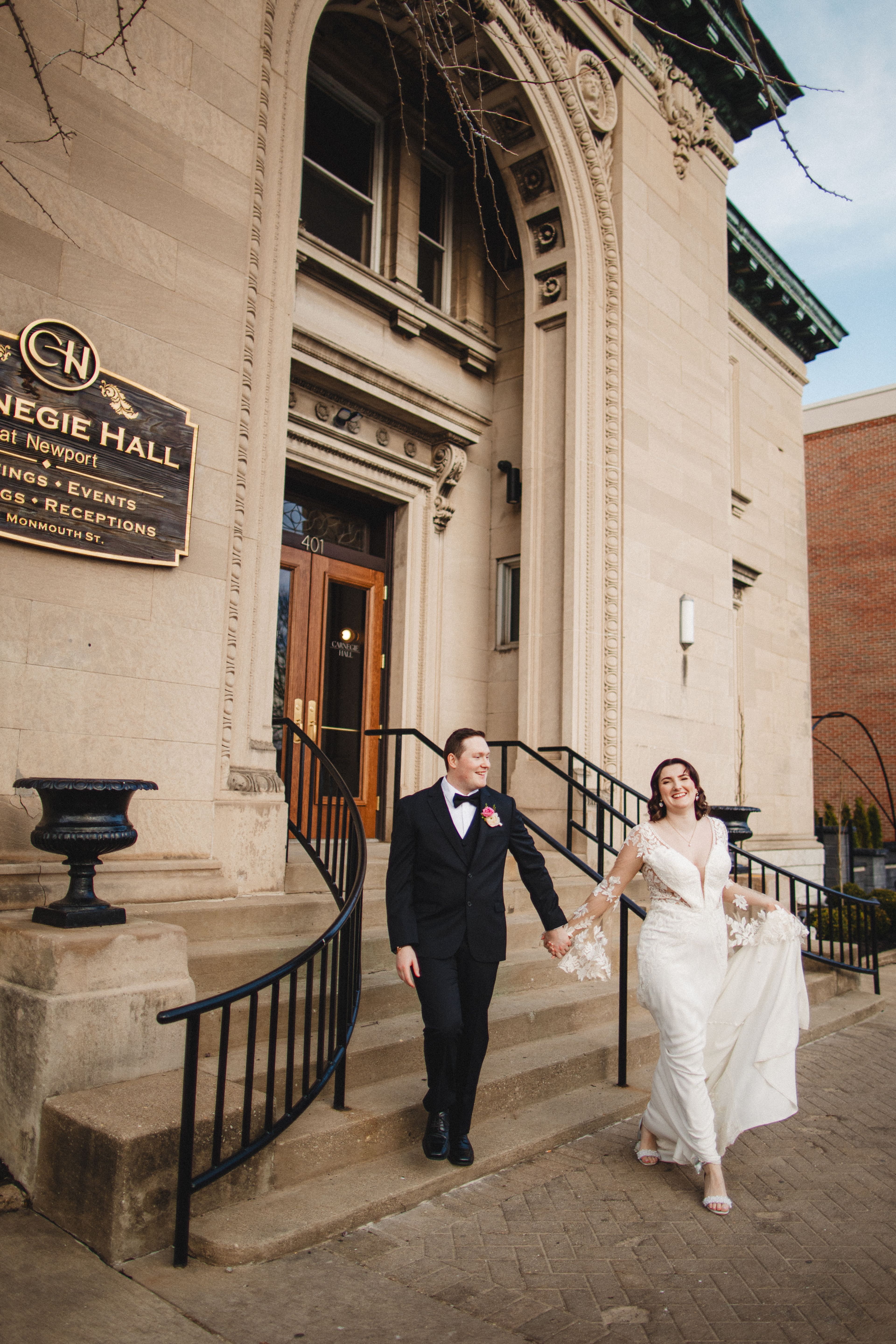 Grand Ballroom, an event space at Carnegie Hall of Newport