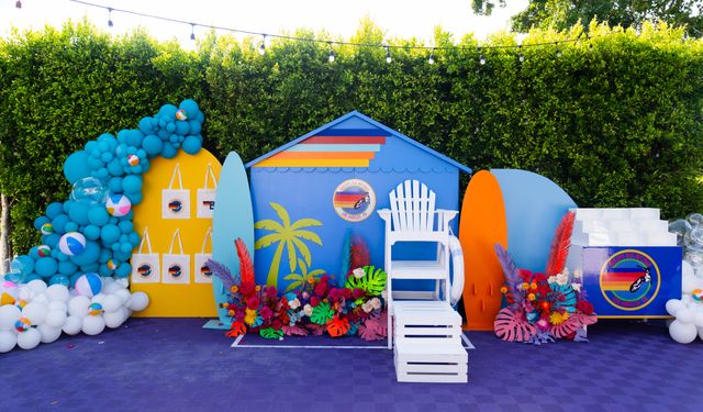 Featured photo from This Colorful Los Angeles Bat Mitzvah Captured the Spirit of Summer Fun and Coastal Vibes