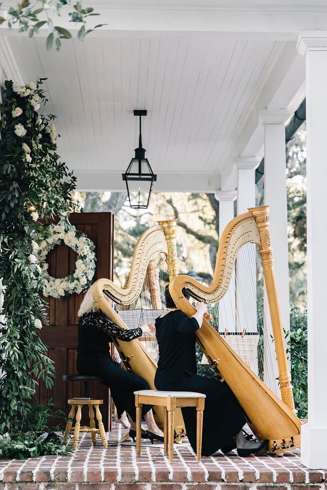 Featured photo from Wedding Ceremony with Four Harp Players at Palmetto Bluff