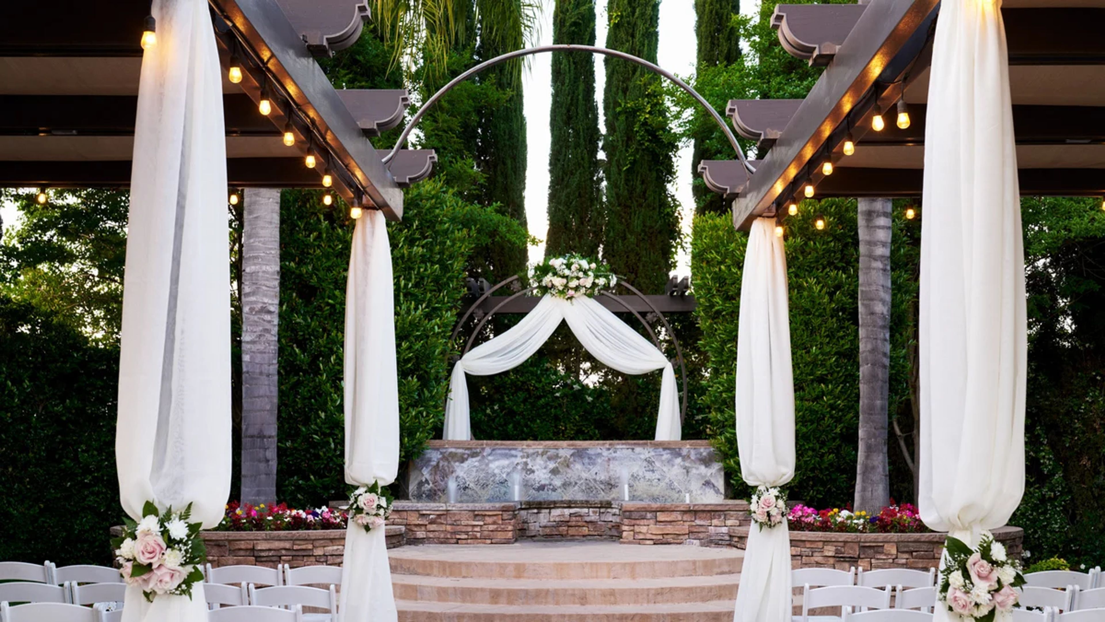 Terrace Ceremony Space, an event space at Fresno Fields by Wedgewood Weddings