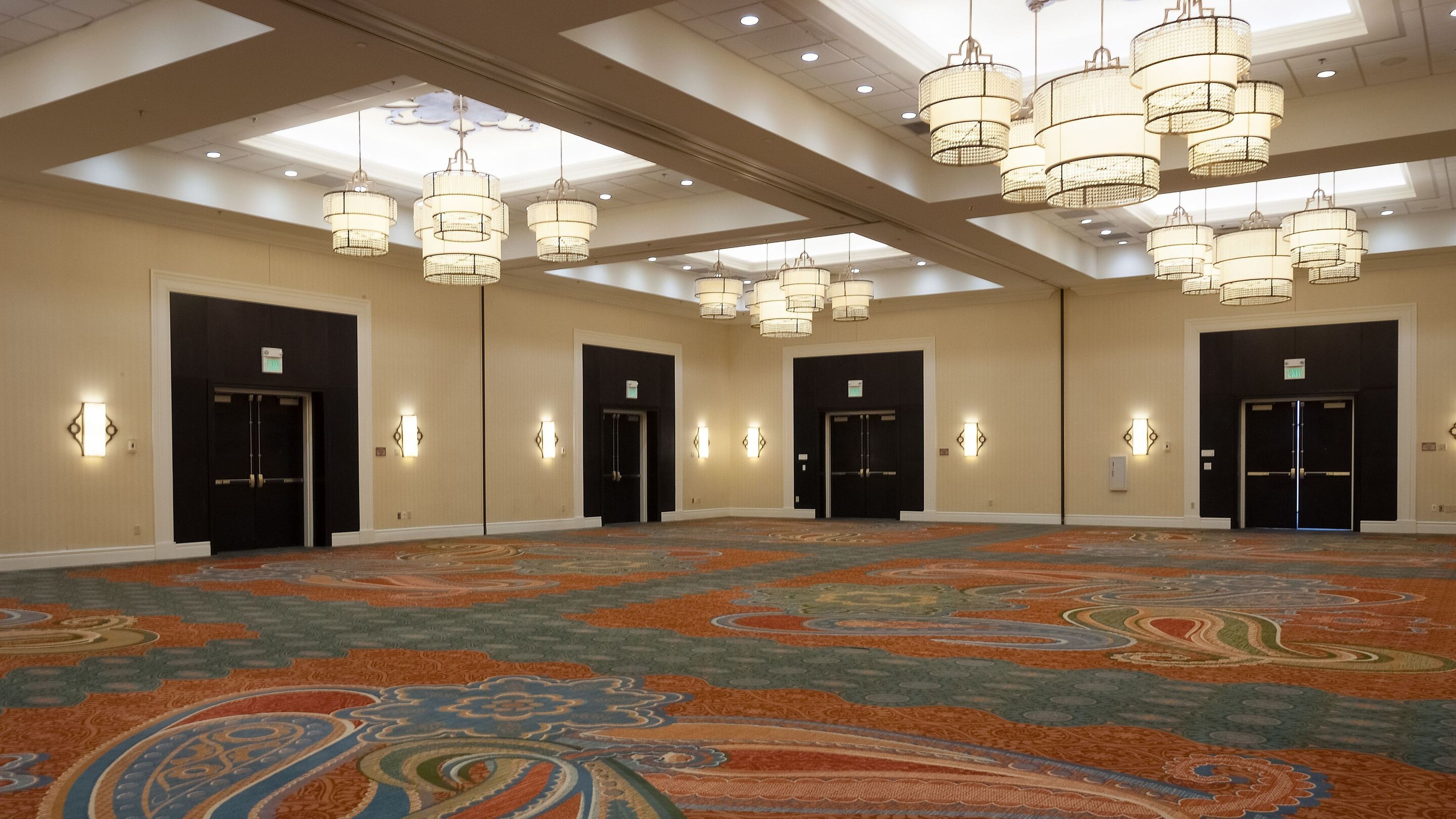 Crystal Ballroom, an event space at Charleston Marriott Hotel