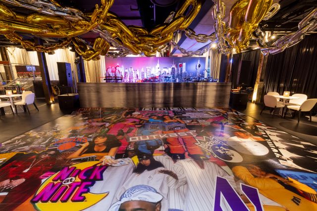 Featured photo from See This High-Energy Birthday Party at The Dalcy with Custom Dance Floor Graphics and Bold Lounge Design