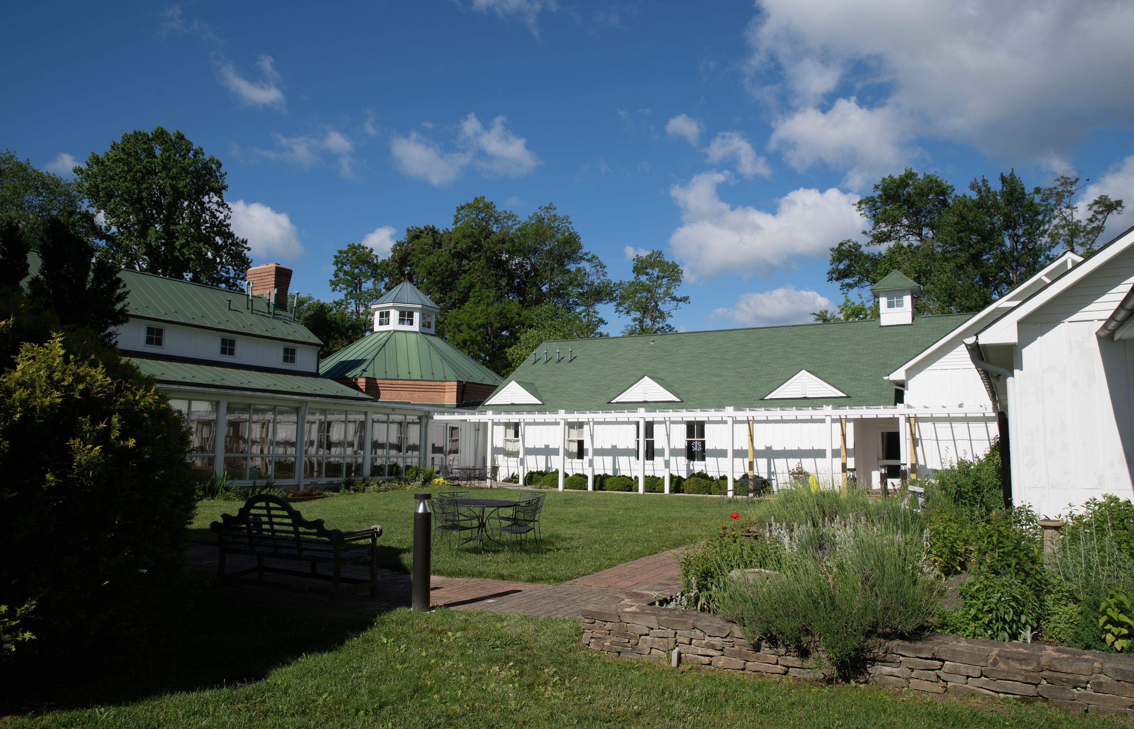 Garden Courtyard, an event space at Sandy Spring Museum