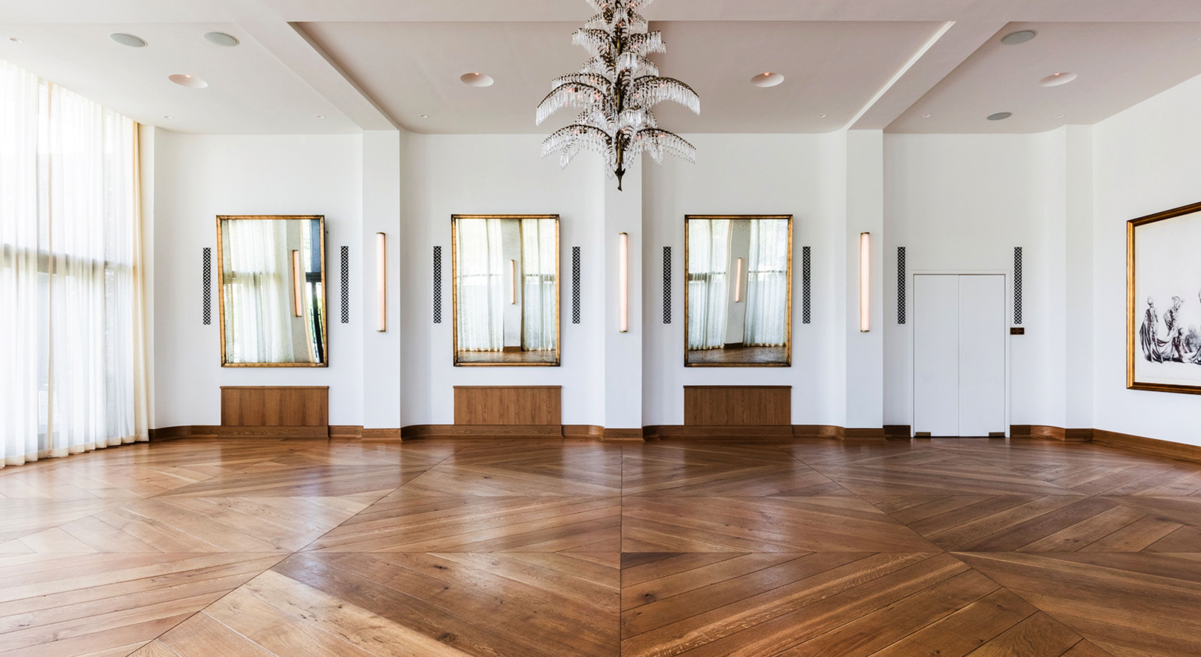 Ballroom, an event space at The Dewberry Charleston