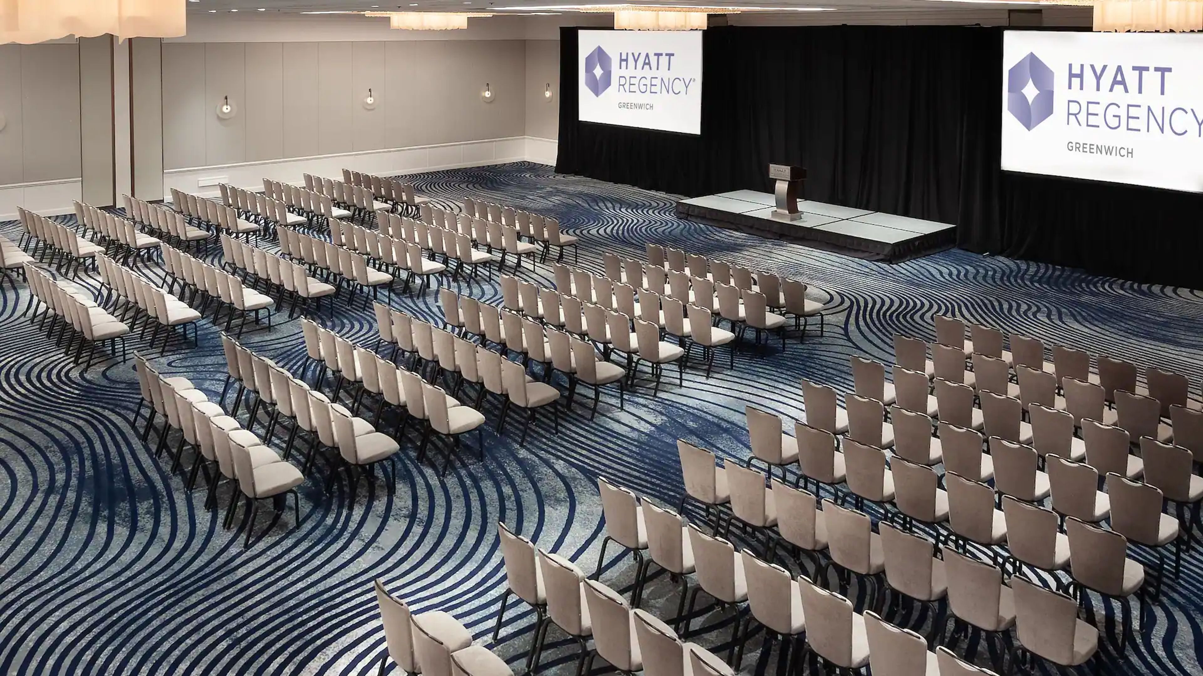 Regency Ballroom, an event space at Hyatt Regency Greenwich