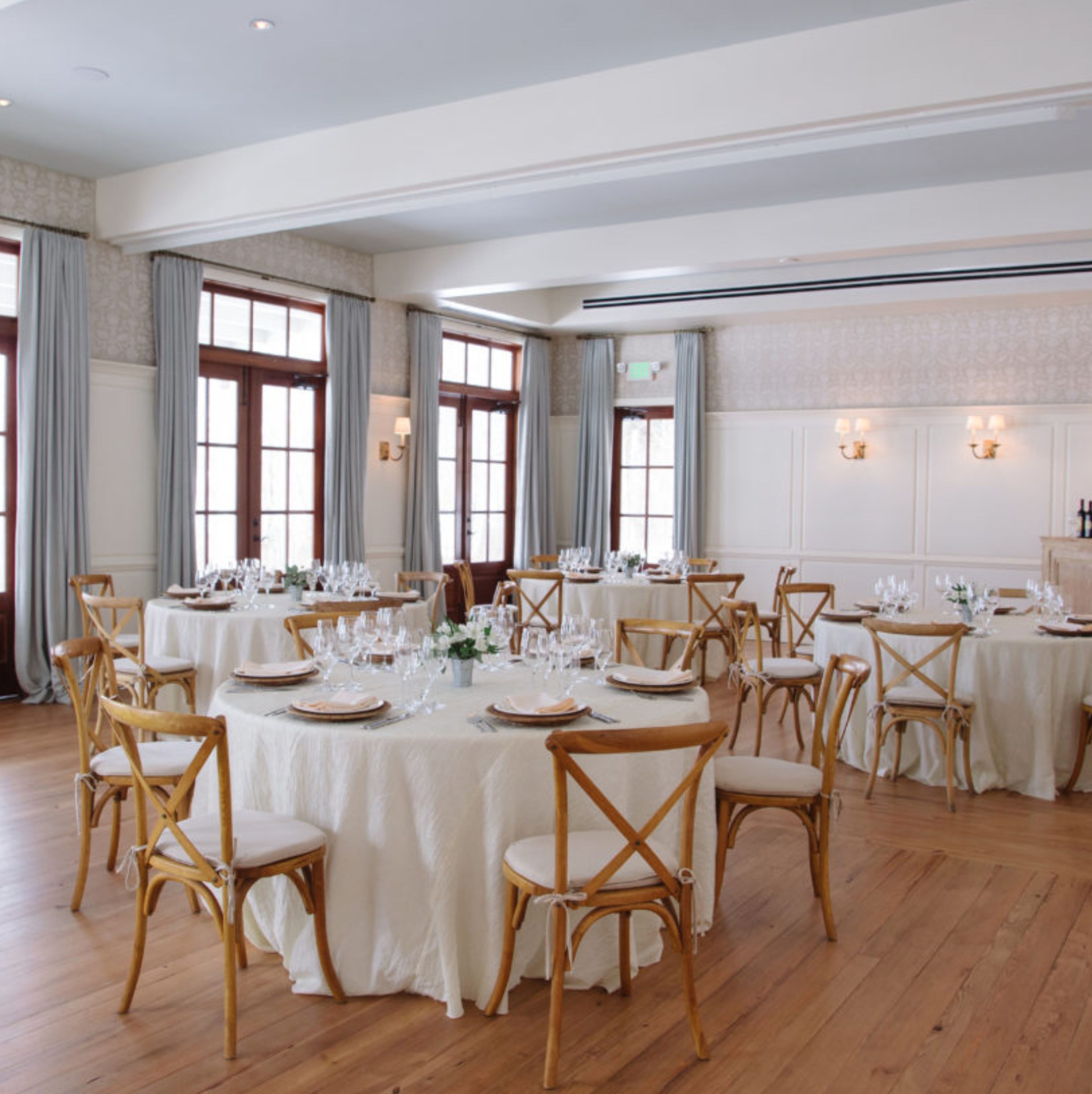The Reserve Room, an event space at Pippin Hill Farm & Vineyards