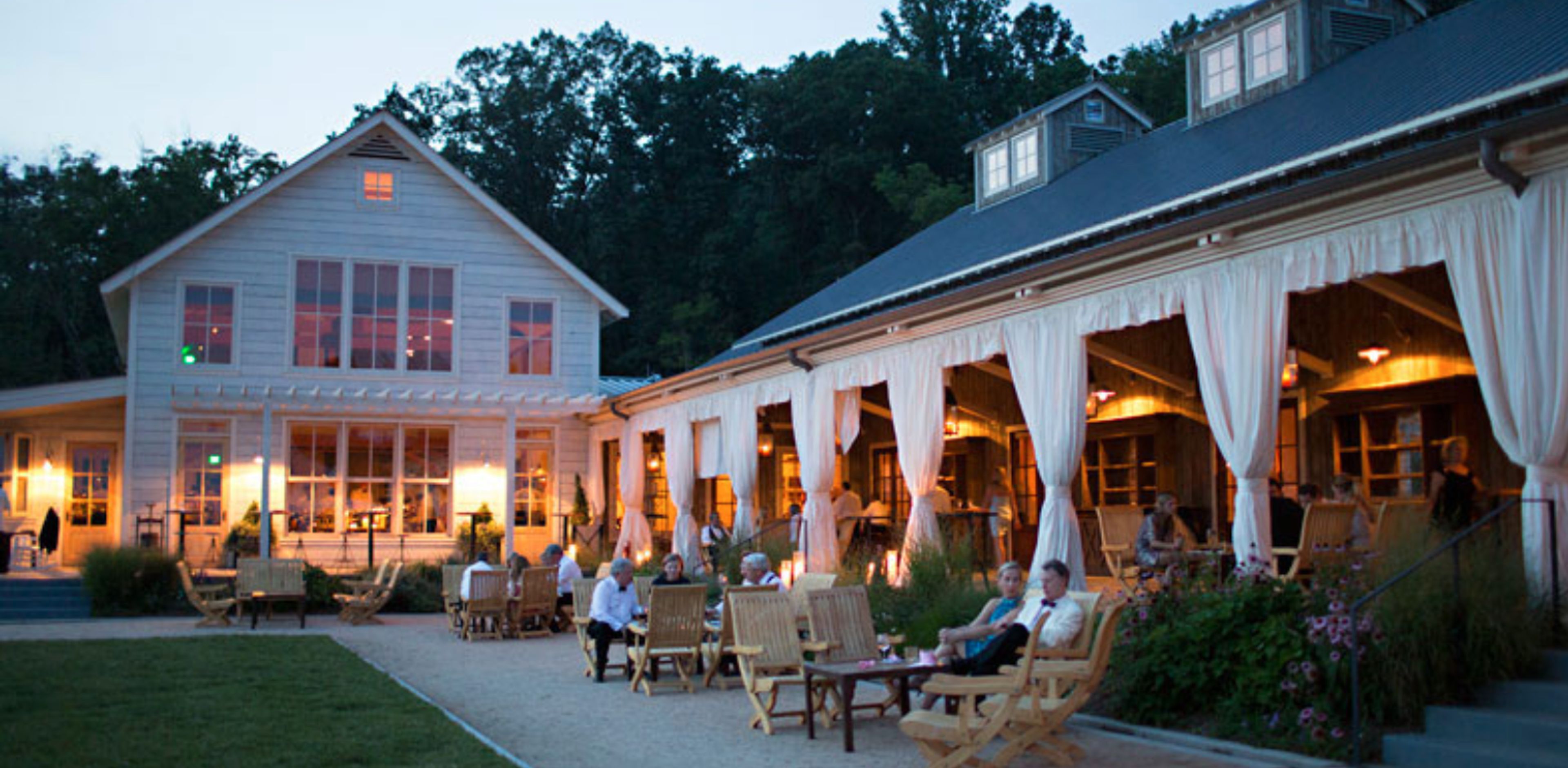 The Veranda, an event space at Pippin Hill Farm & Vineyards