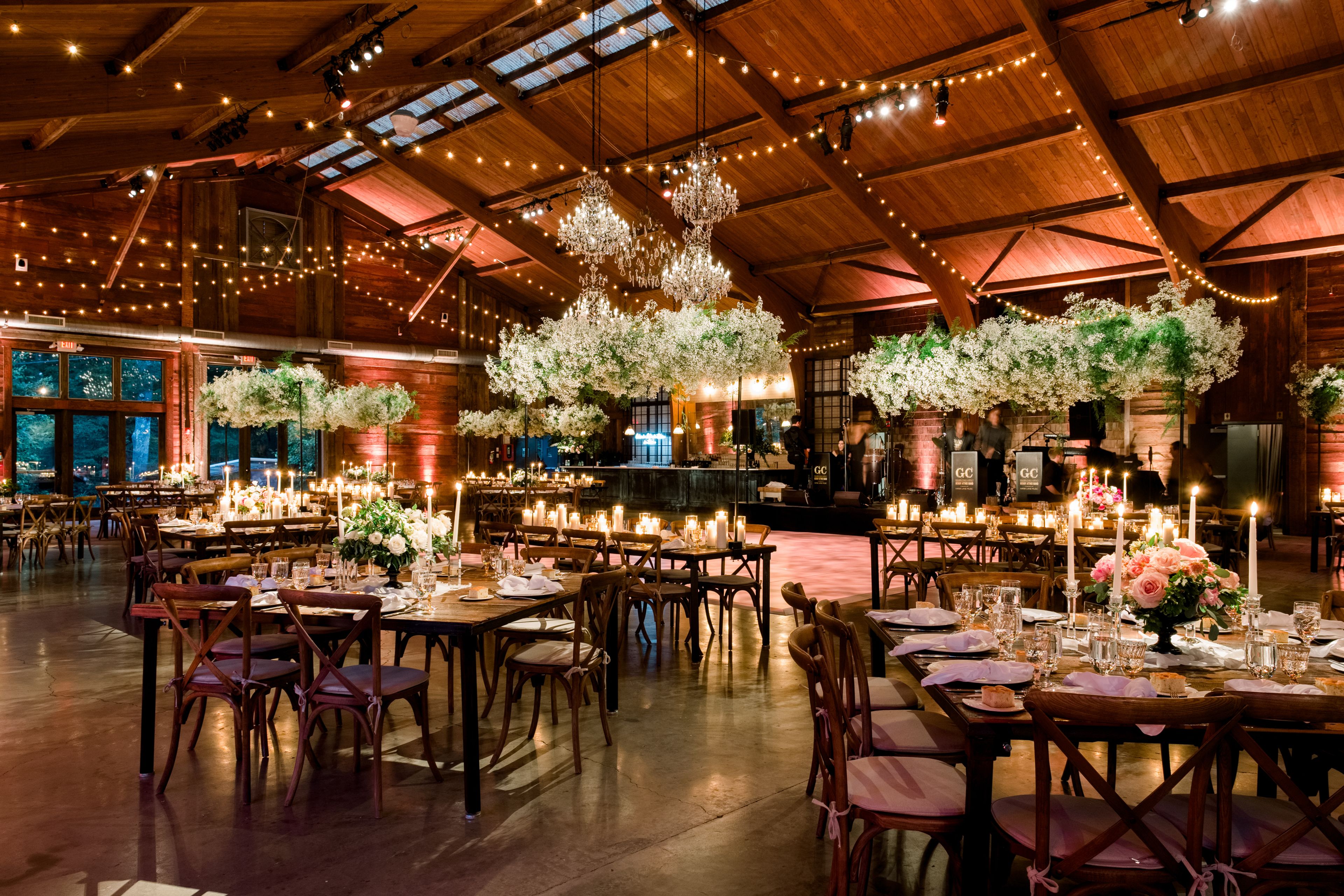 The Barn, an event space at Cedar Lakes Estate