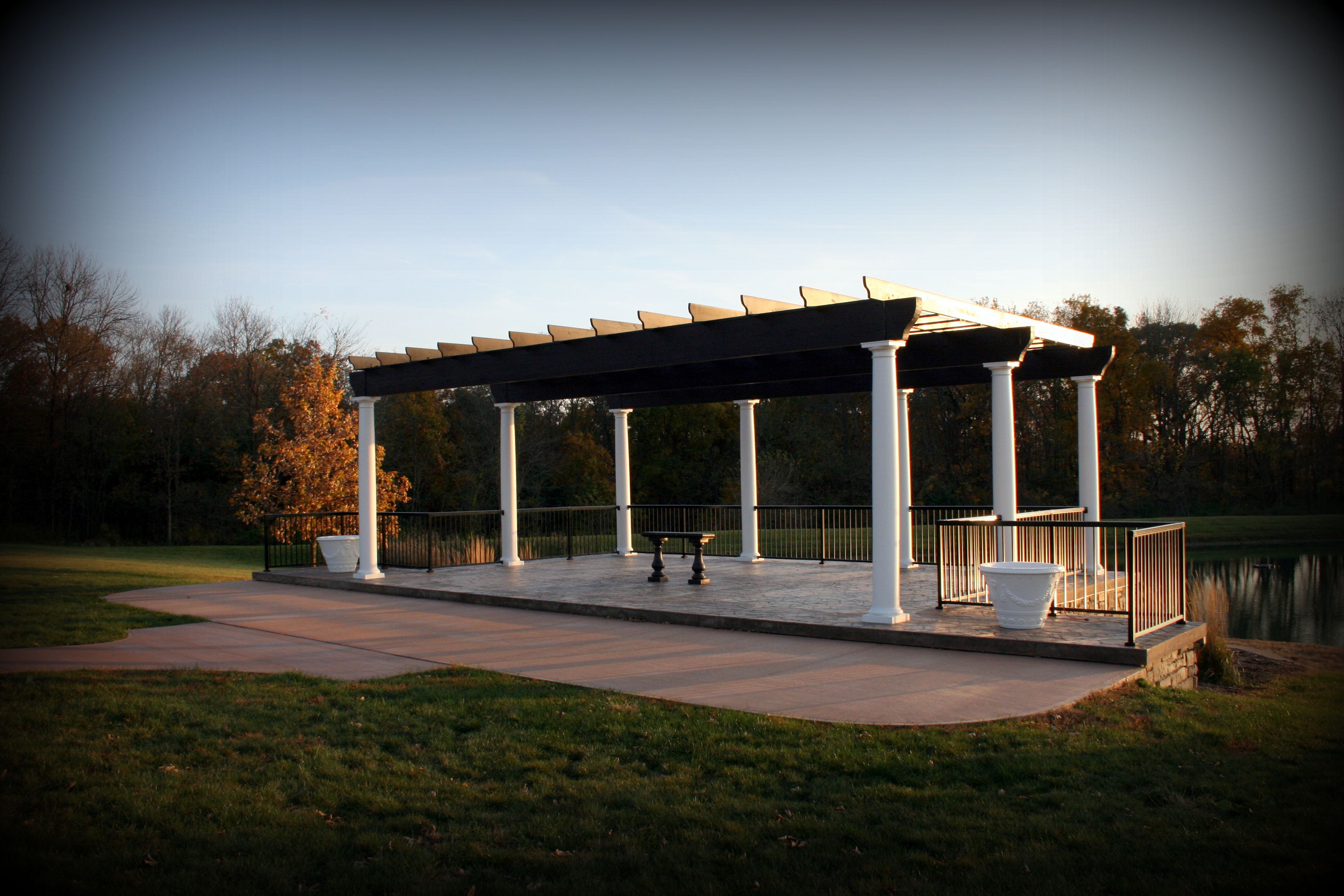 Pergola by the Pond, an event space at Whitetail Country Estates