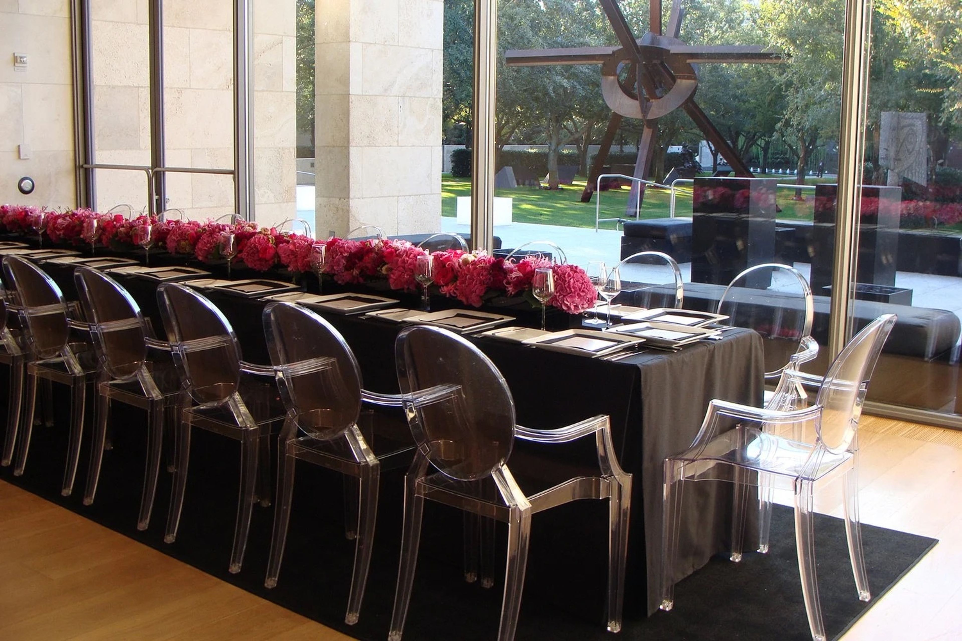 Boardroom and Terrace, an event space at Nasher Sculpture Center