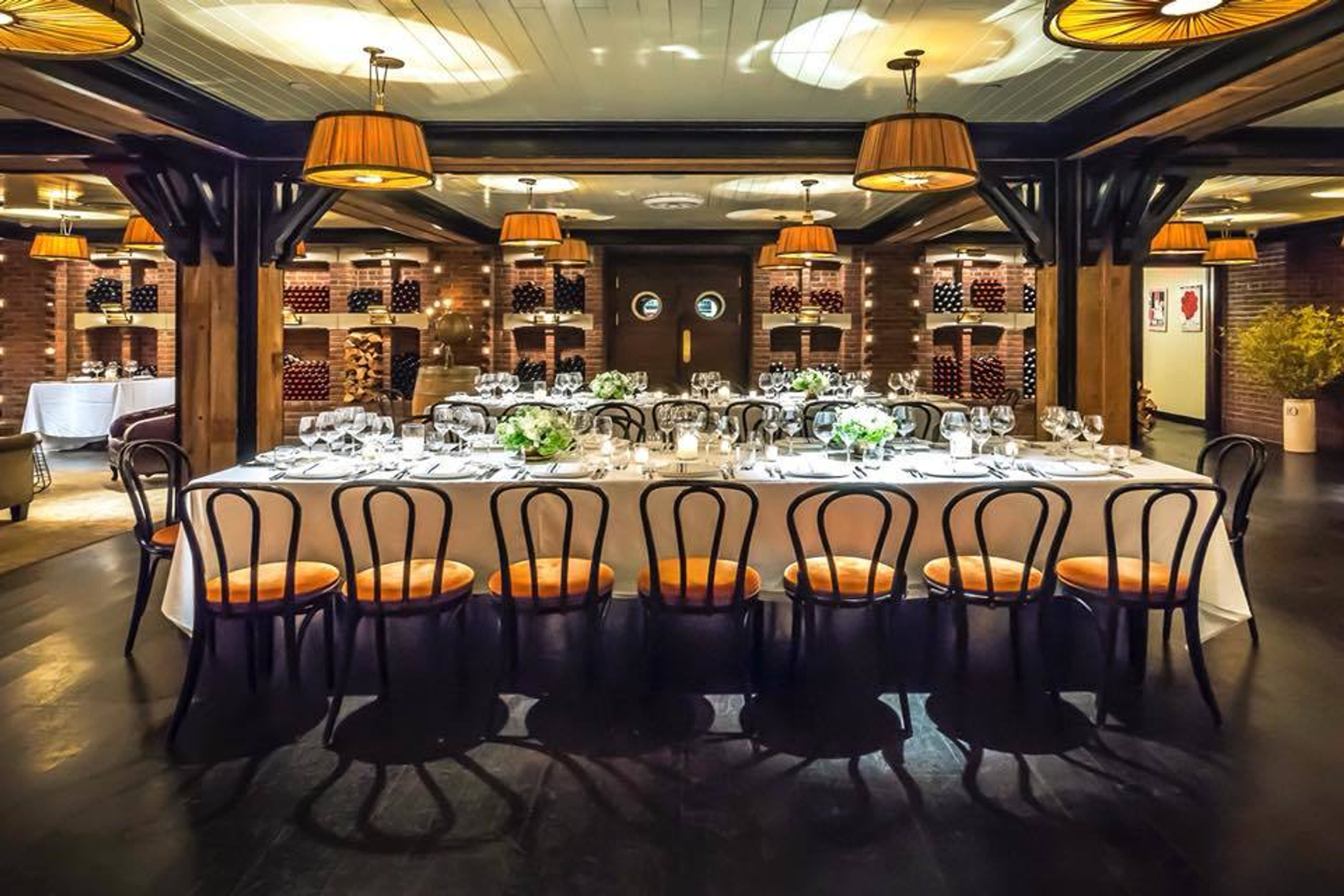 Cave du Vin, an event space at Lafayette Grand Café & Bakery