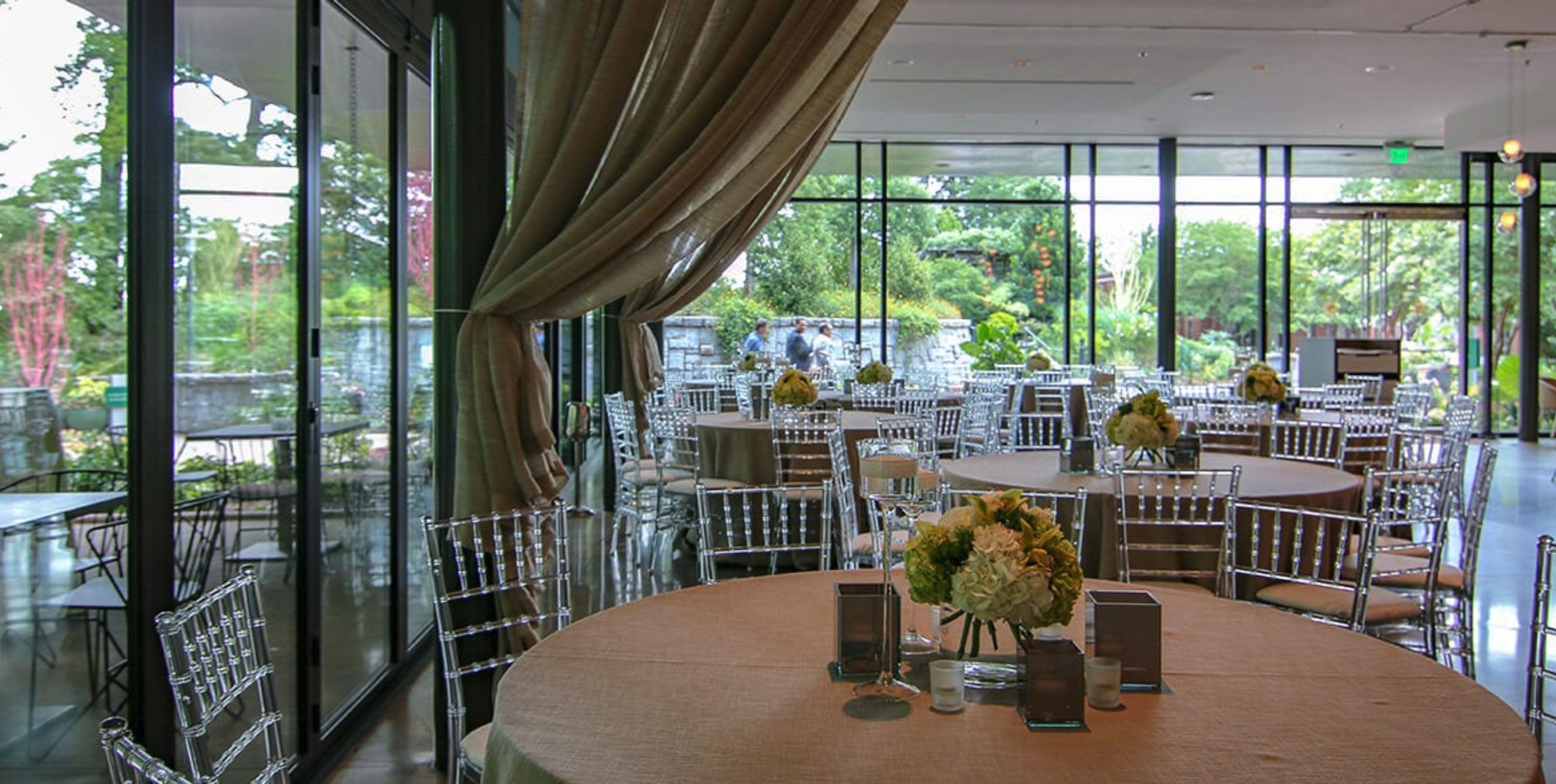 Longleaf Restaurant, an event space at Atlanta Botanical Garden