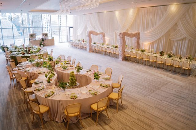 Featured photo from Step Into This Philadelphia Dinner Party with Floor-to-Ceiling Windows and Dramatic Draped Walls