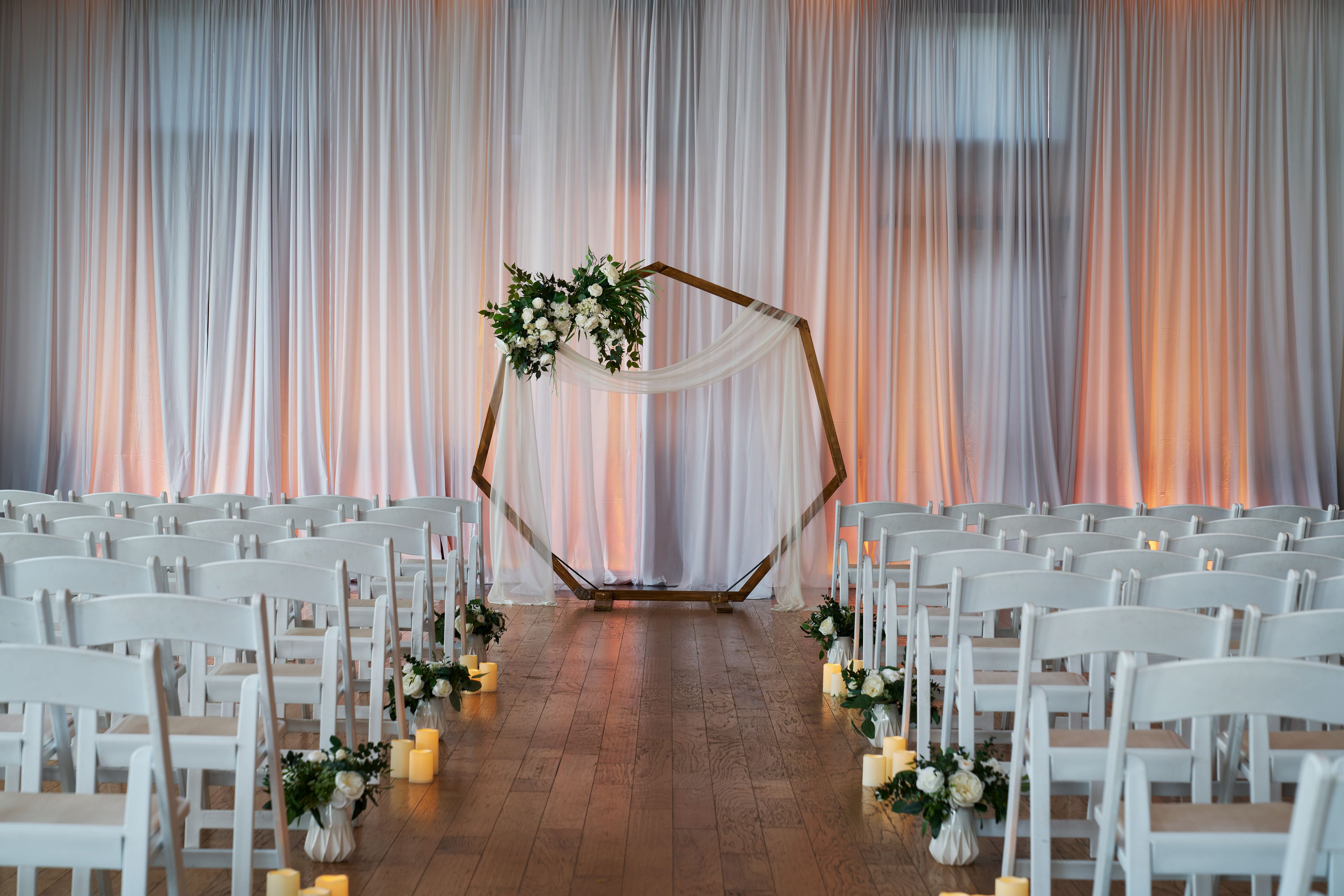 Indoor Ceremony — Grand Ballroom, an event space at Ashley Ridge by Wedgewood Weddings