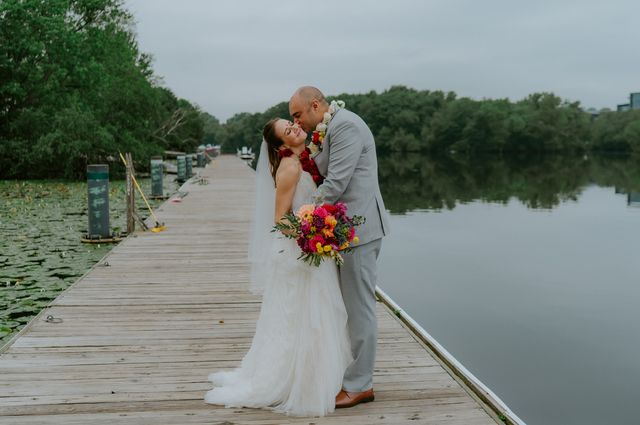 Featured photo from A Waterfront Wedding Featuring Lively Decor and Cultural Elegance at Harry Parker Boathouse