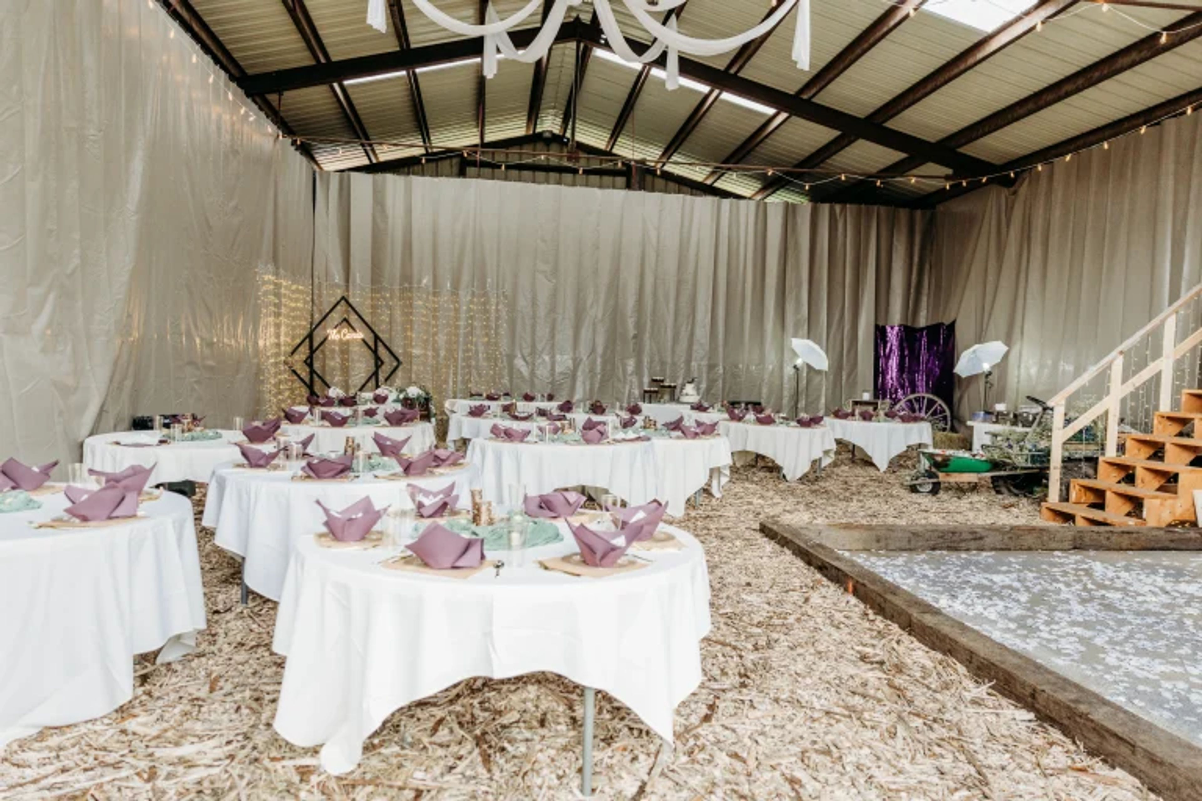 The Barn, an event space at Diamond M Ranch