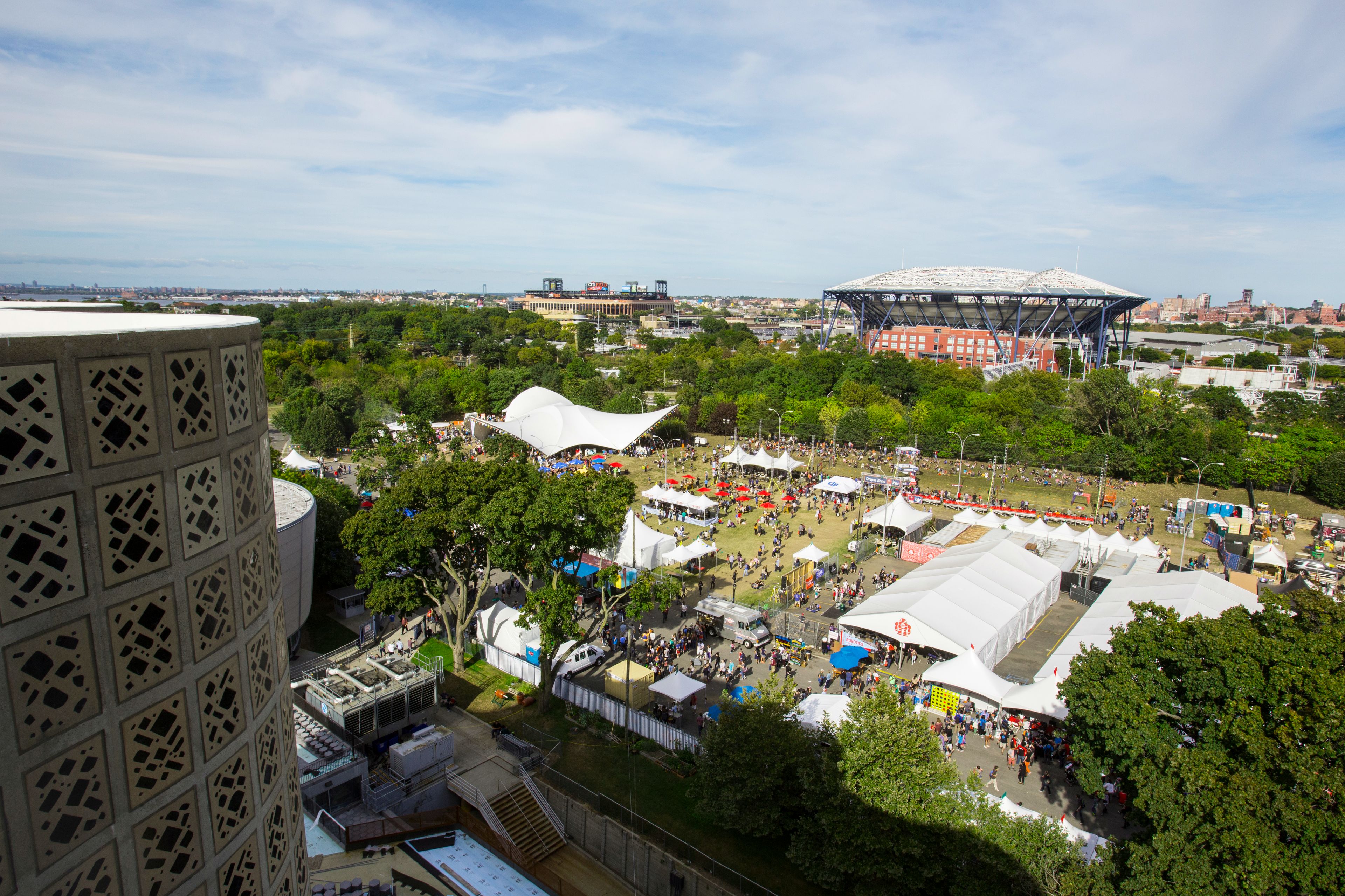 Festival Site, an event space at New York Hall of Science