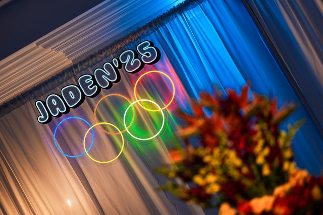 Featured photo from Inside this Olympics-Inspired Bar Mitzvah Featuring Bright Florals and Gold Medal Moments at Brooklake Country Club
