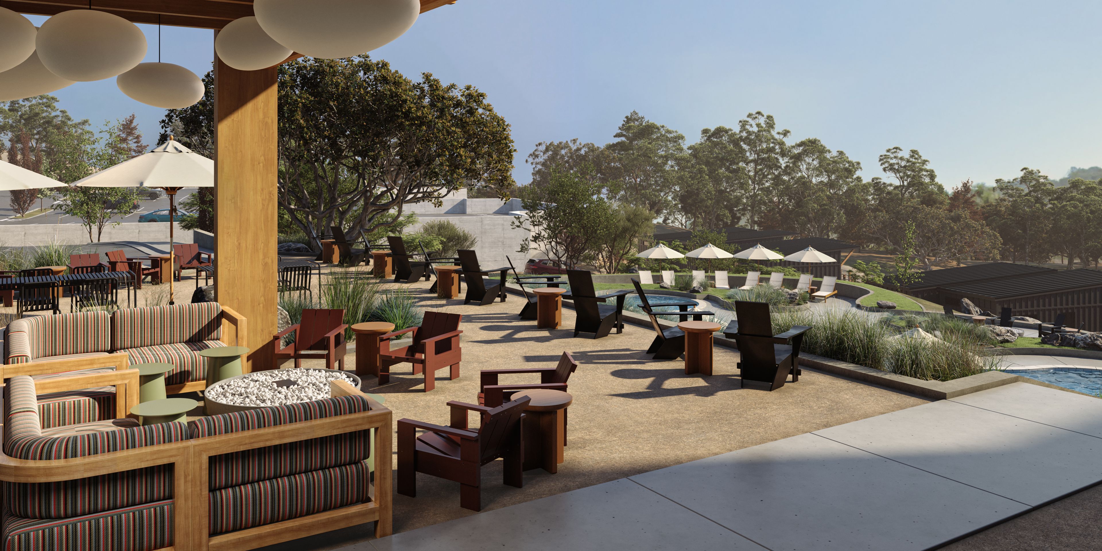 Juniper Terrace, an event space at Outbound Yosemite