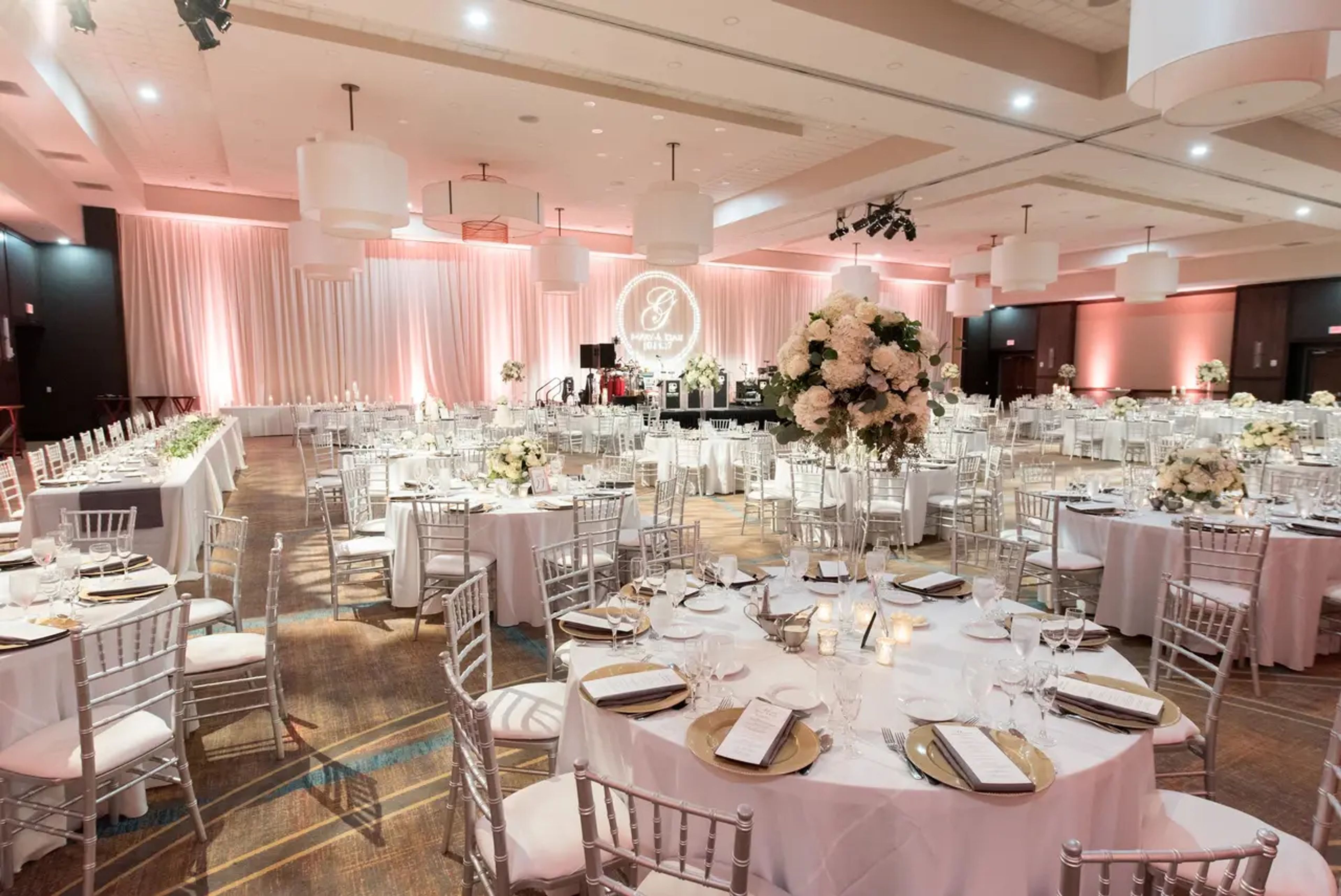 Naper Ballroom, an event space at Embassy Suites by Hilton Chicago Naperville