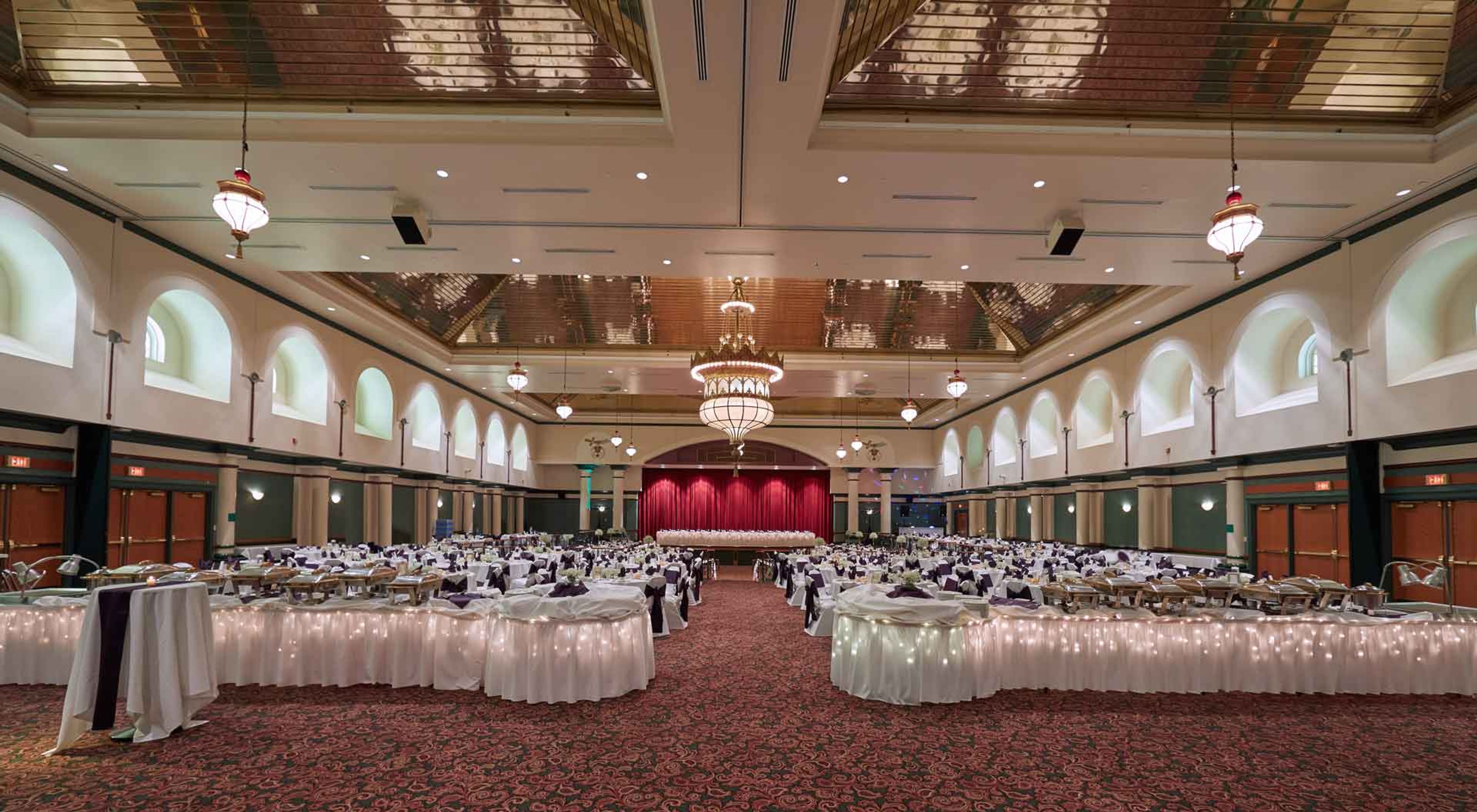 Grand Ballroom, an event space at The Pittsburgh Shrine Center