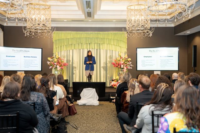 Featured photo from Step Into This WIPA “The Art of the Aisle” Event in Chicago with Colorful Branding and Refined Luncheon Details