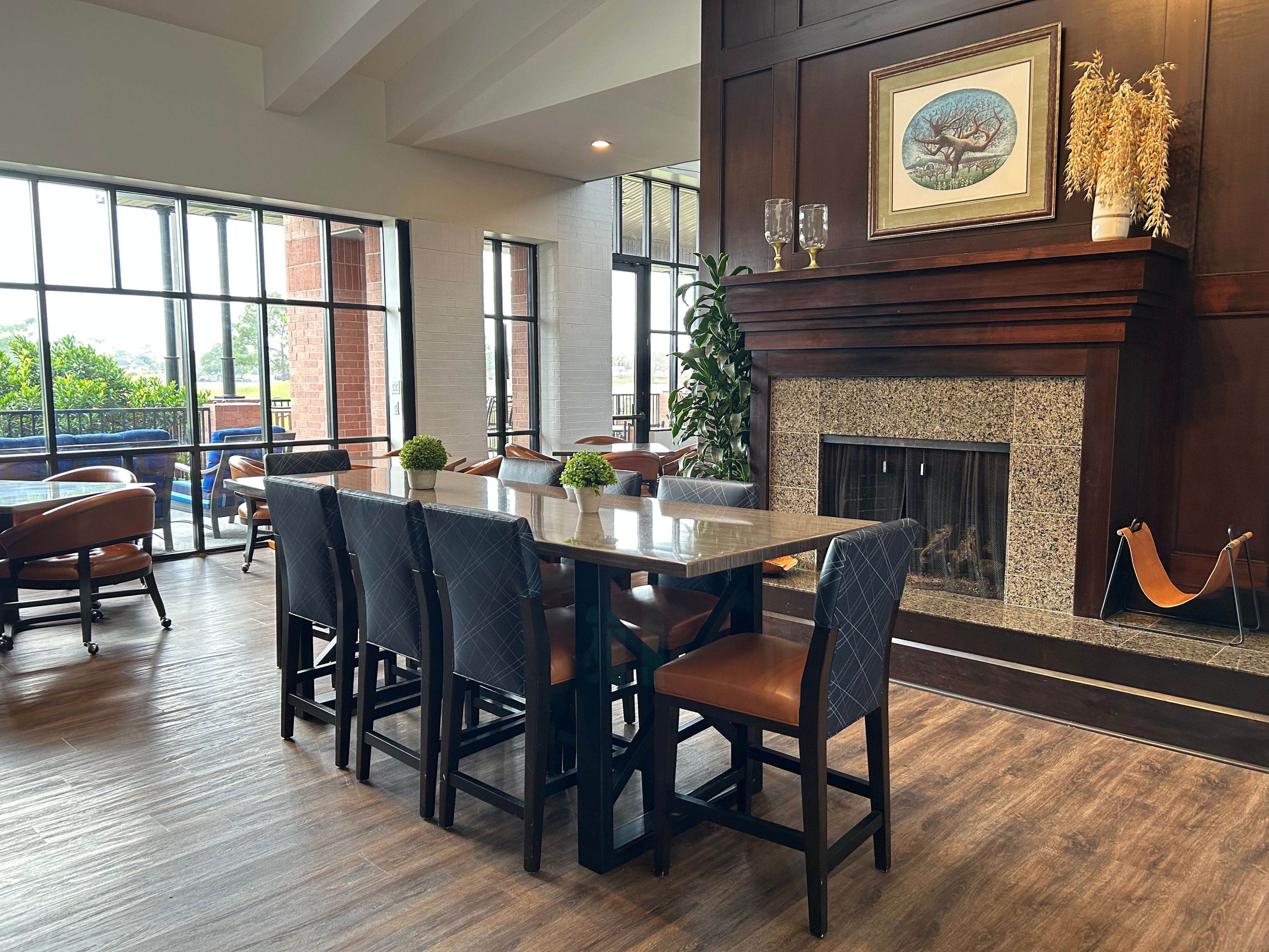 Fireside, an event space at The Club at Falcon Point