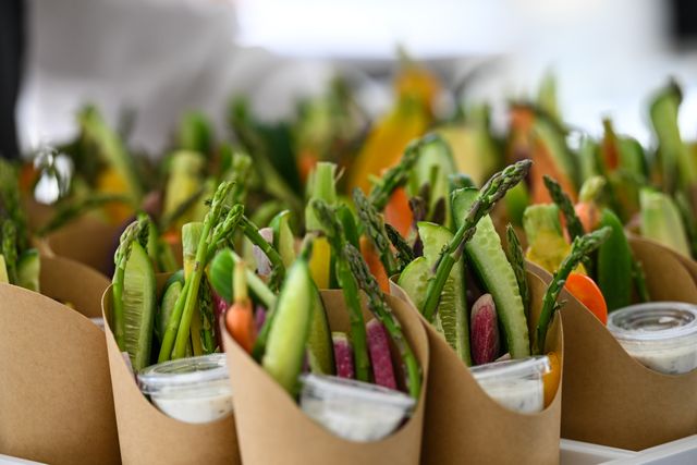 Featured photo from Inside this Webflow Conference at Spring Studios Savoring Colorful Bites and Fresh Market-Style Stations