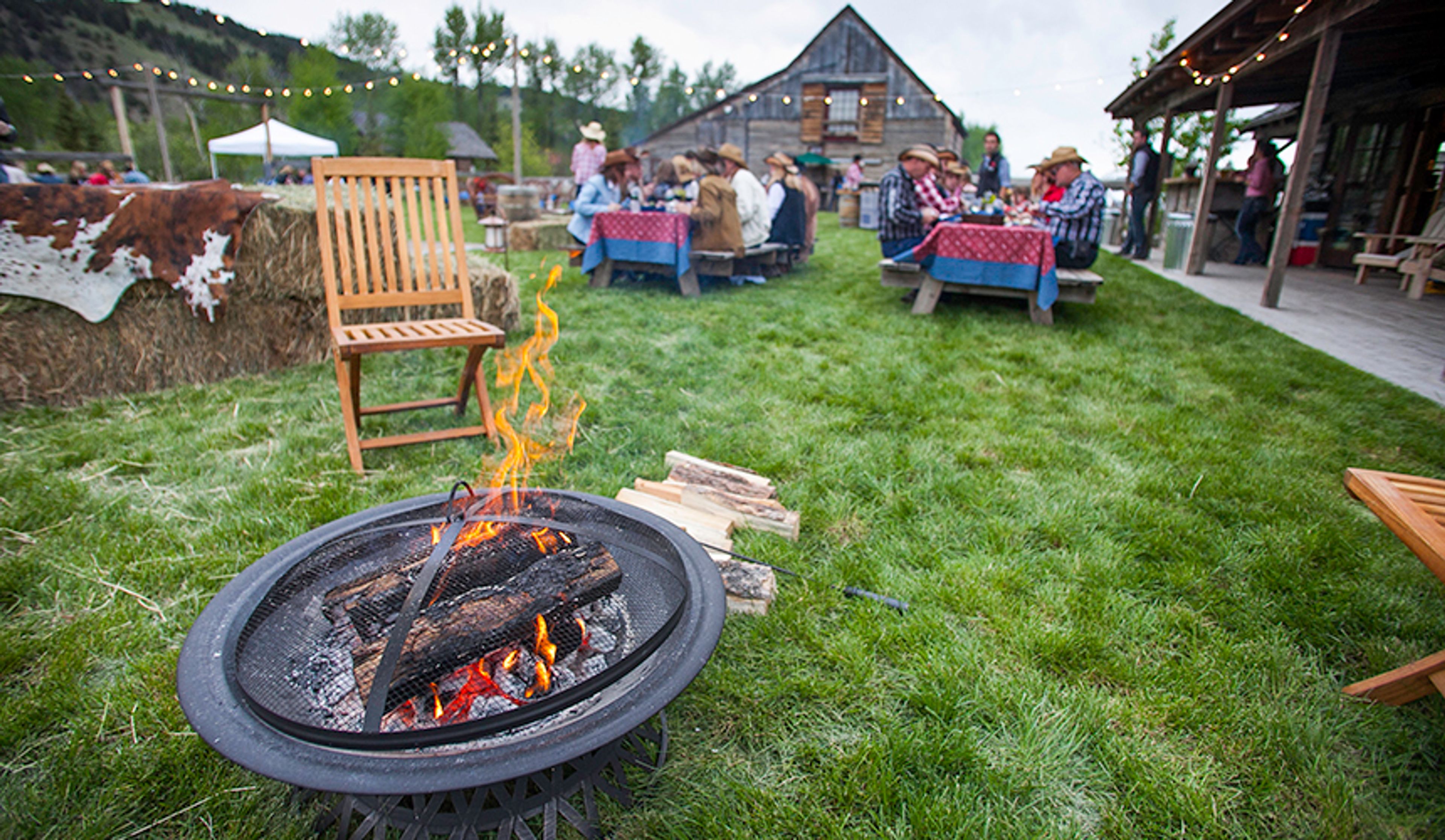 Rod & Gun Lawn, an event space at The Ranch at Rock Creek