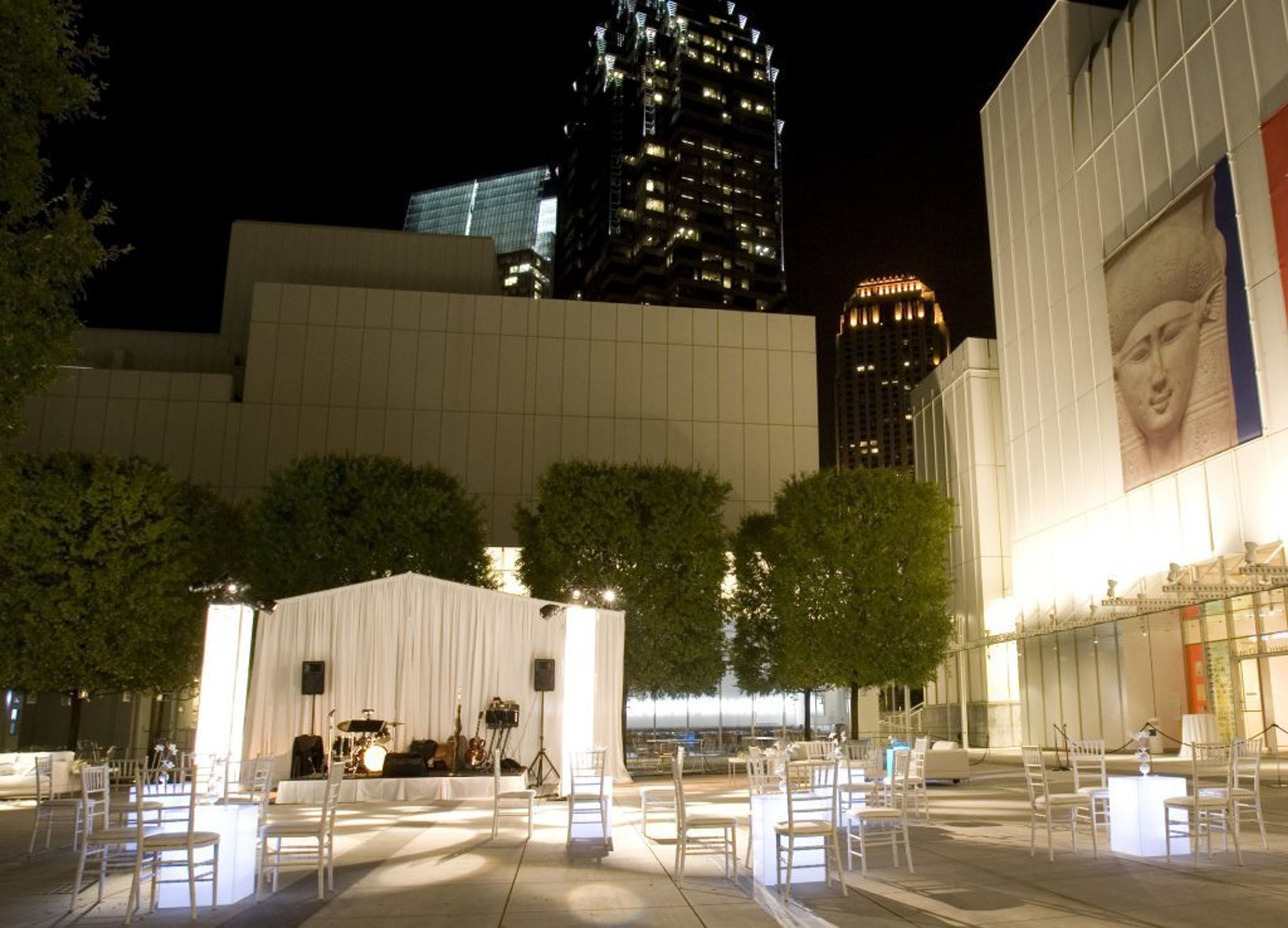 Sifly Piazza, an event space at Woodruff Art Center