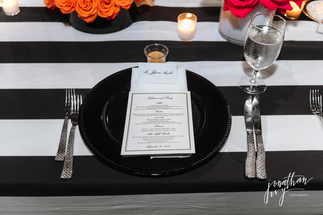 Featured photo from Bold Black and White Wedding