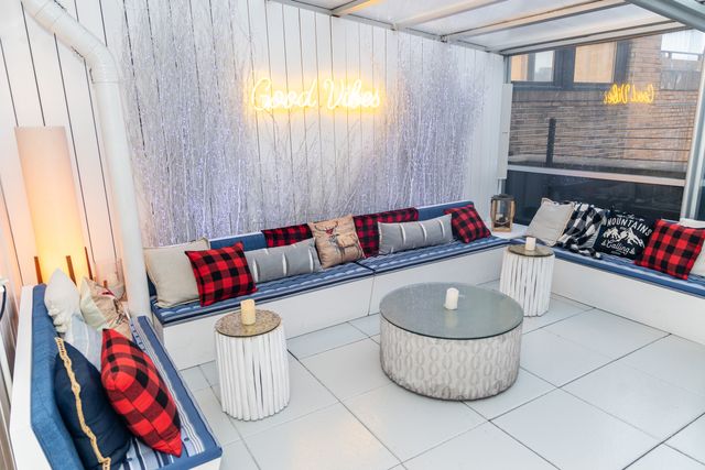 Featured photo from A Corporate Holiday Party in NYC Featuring Immersive Lighting and Spirited Guest Moments