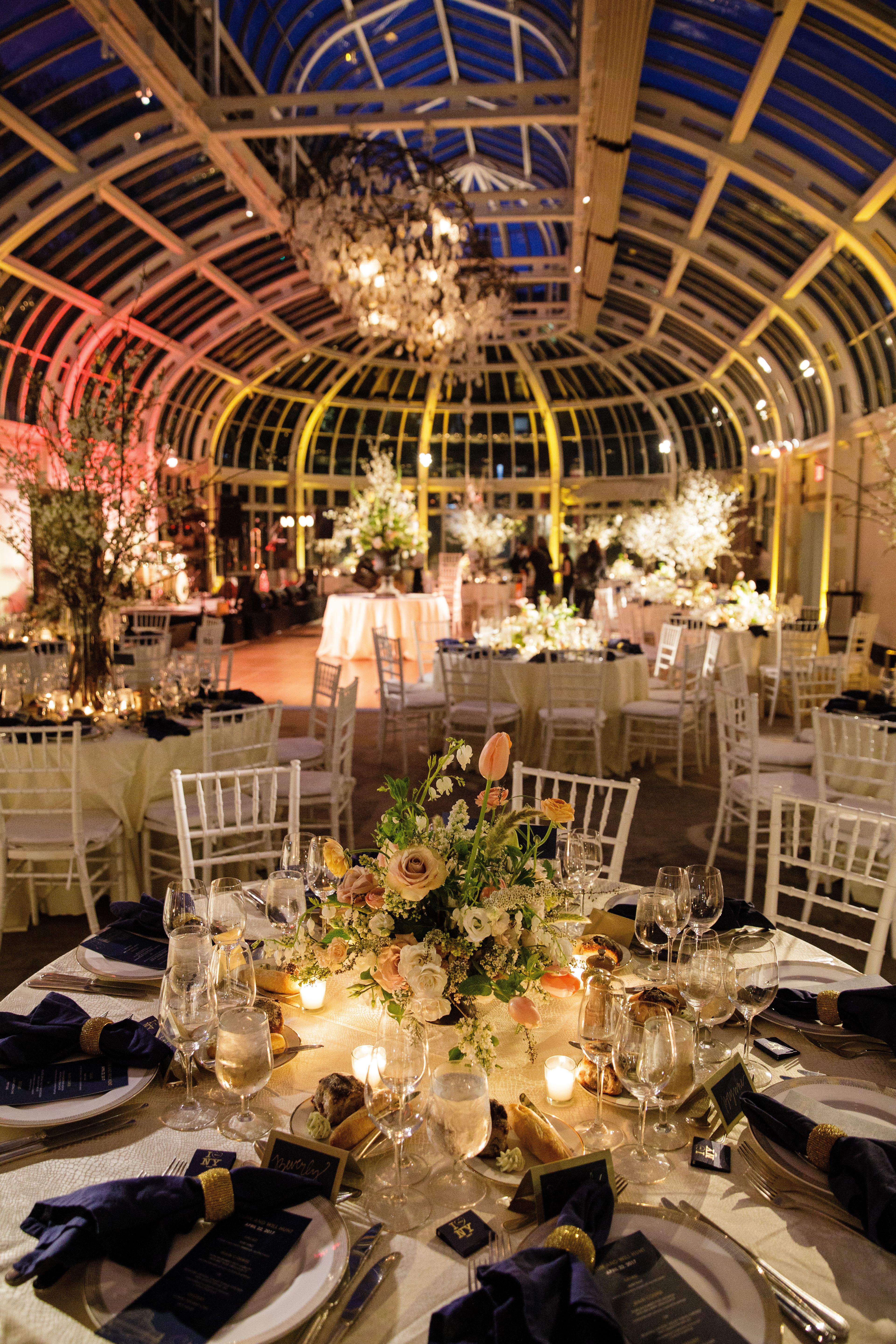 Palm House, an event space at Brooklyn Botanic Garden