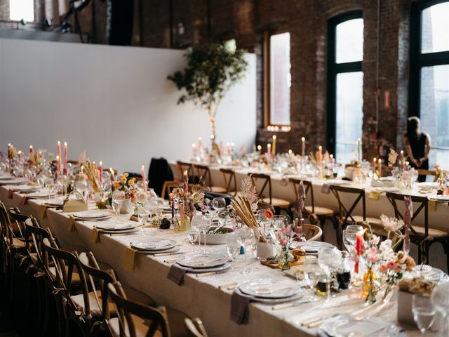 Featured photo from Discover This Pioneer Works Wedding Featuring Lush Hanging Florals and Industrial Elegance
