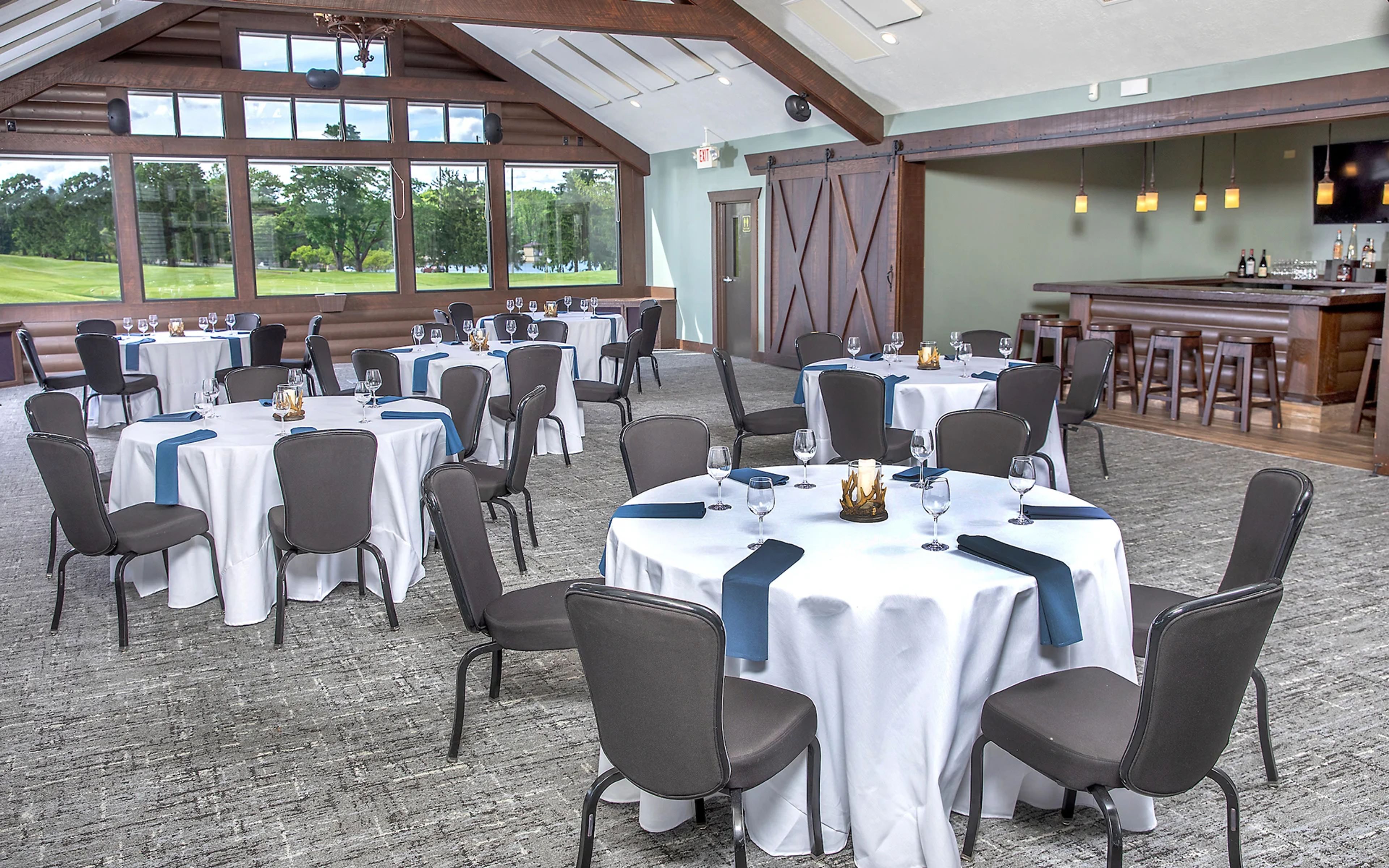 The Lodge, an event space at Firestone Country Club