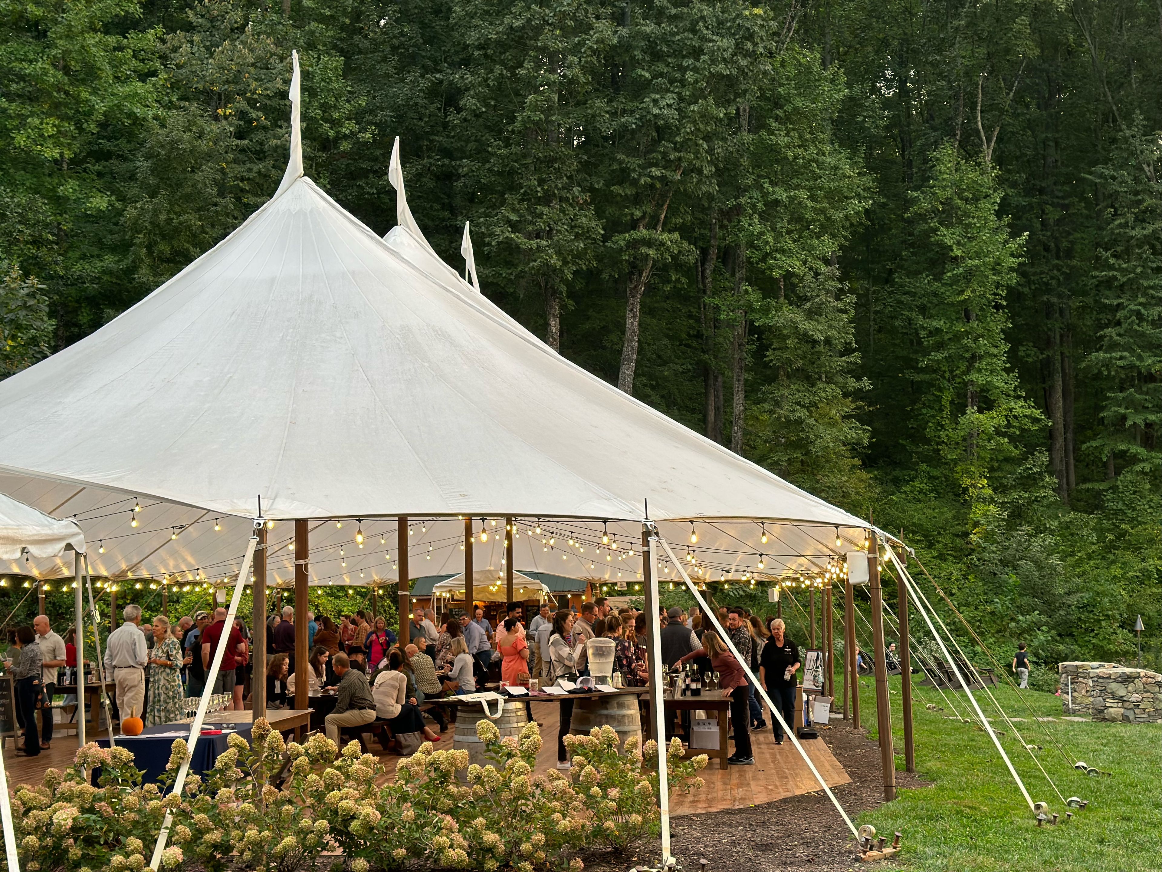 Tent & Terraces, an event space at Eastwood Farm and Winery
