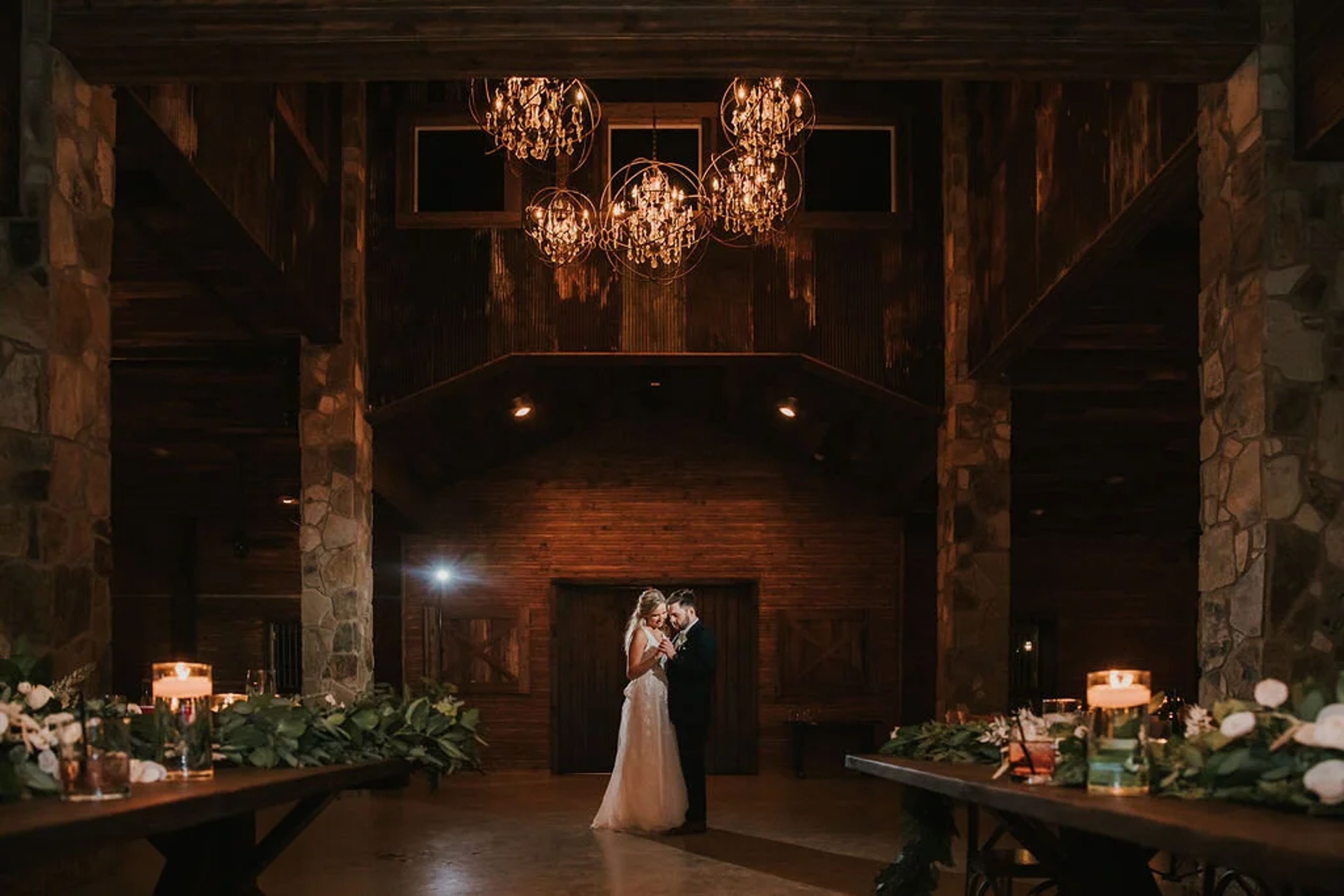 The "Barn" Reception Hall, an event space at Magnolia Bells