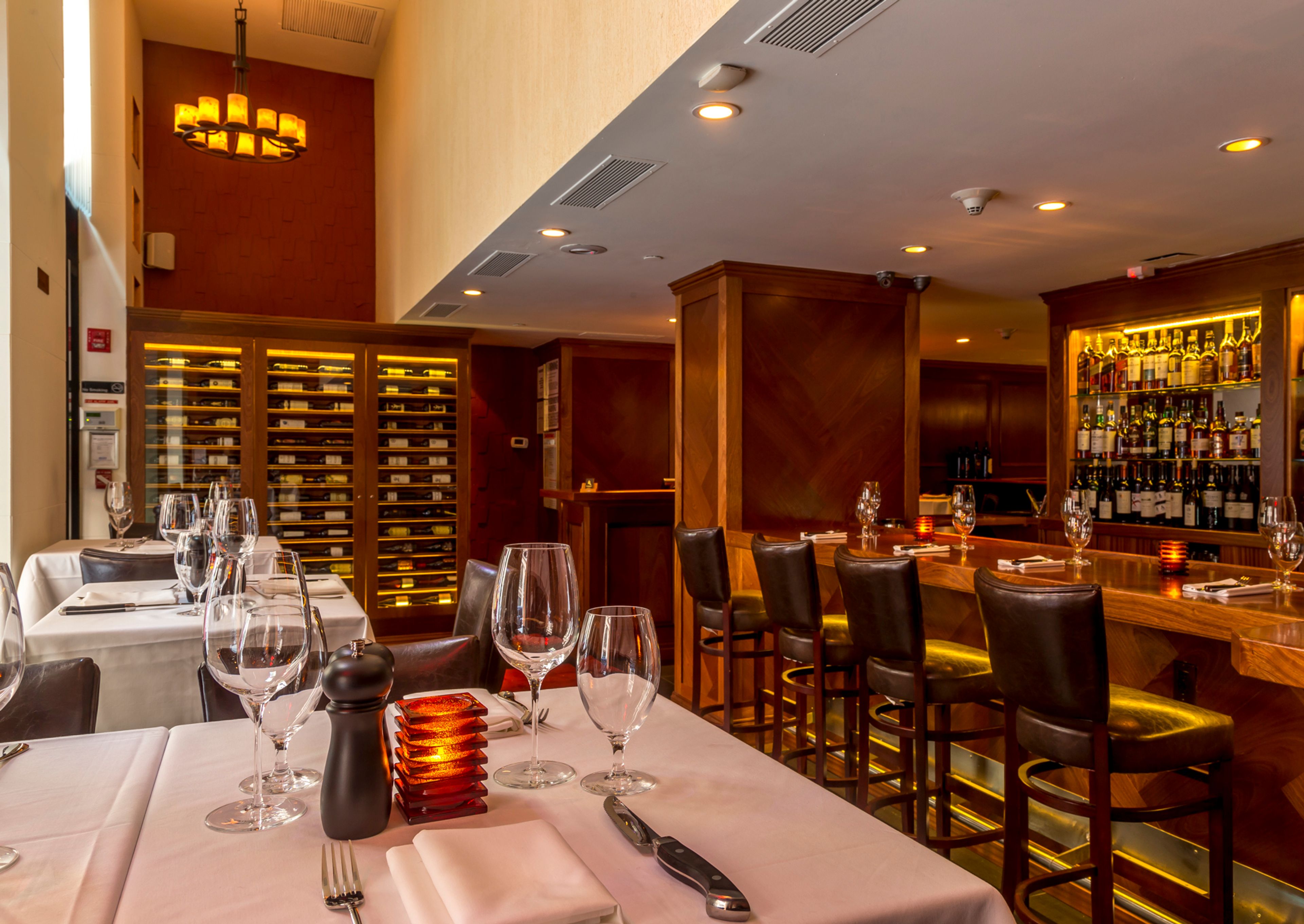 Bar area, an event space at Royal 35 Steakhouse