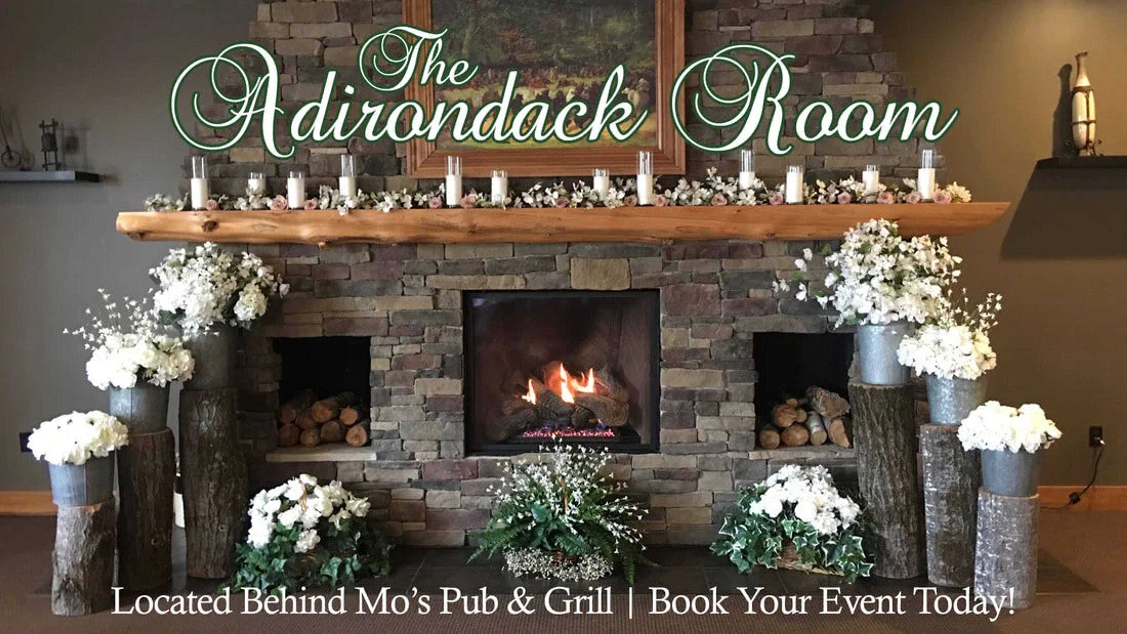 The Adirondack Room, an event space at The Adirondack Room at Mo's