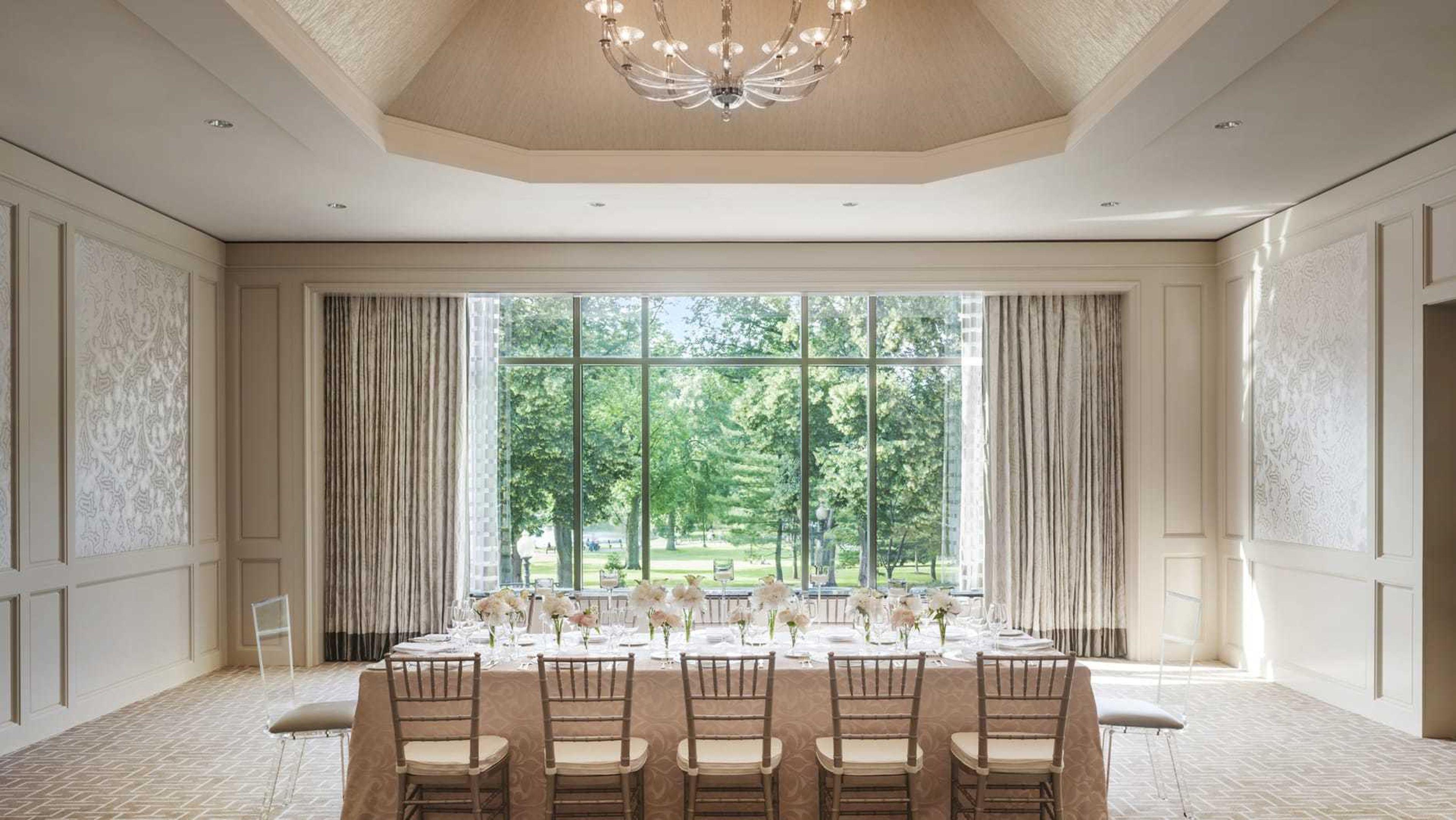 Phillips Room, an event space at Four Seasons Hotel Boston
