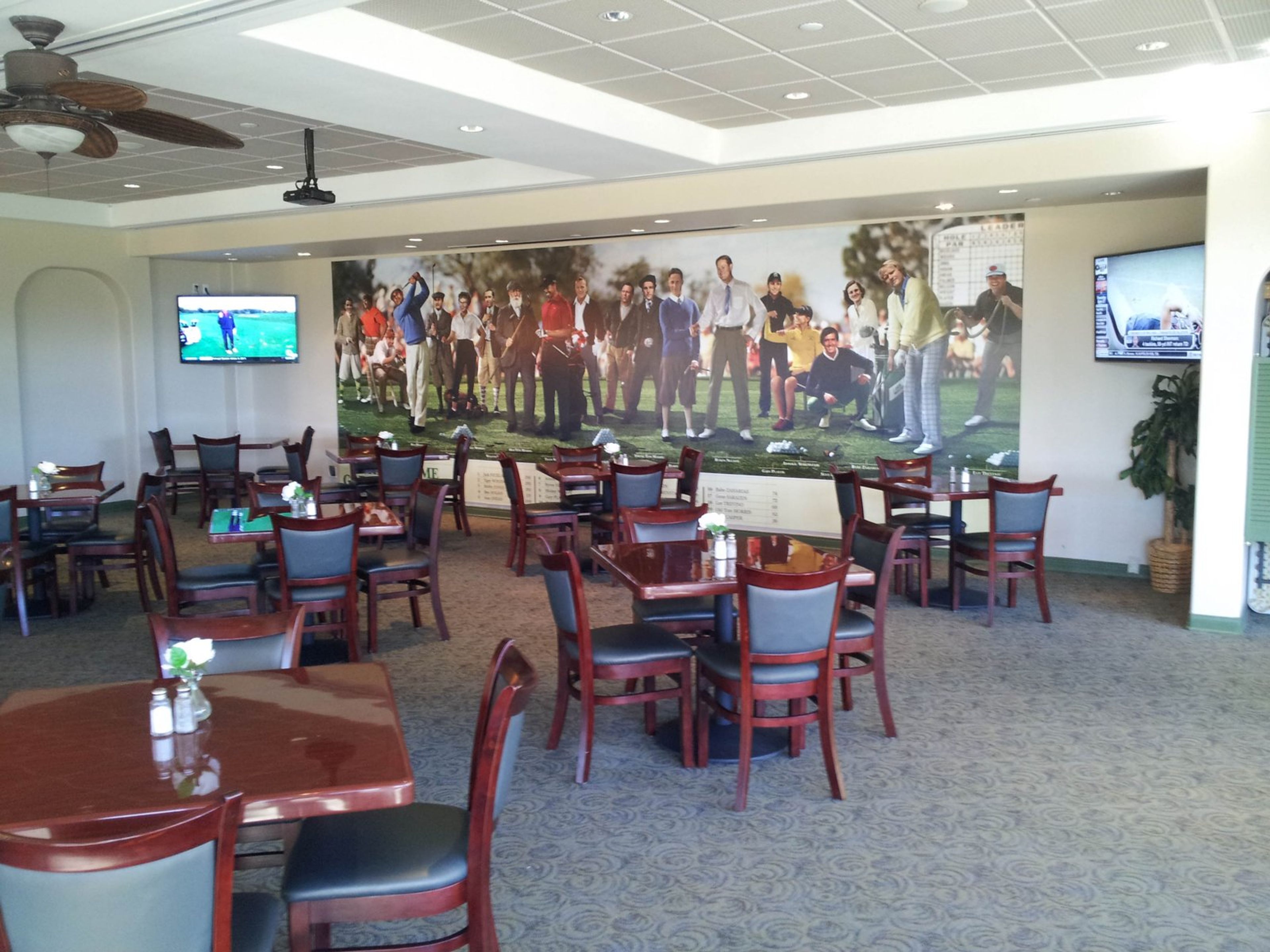 Grill Room, an event space at The Legends Golf Club at Temeku Hills