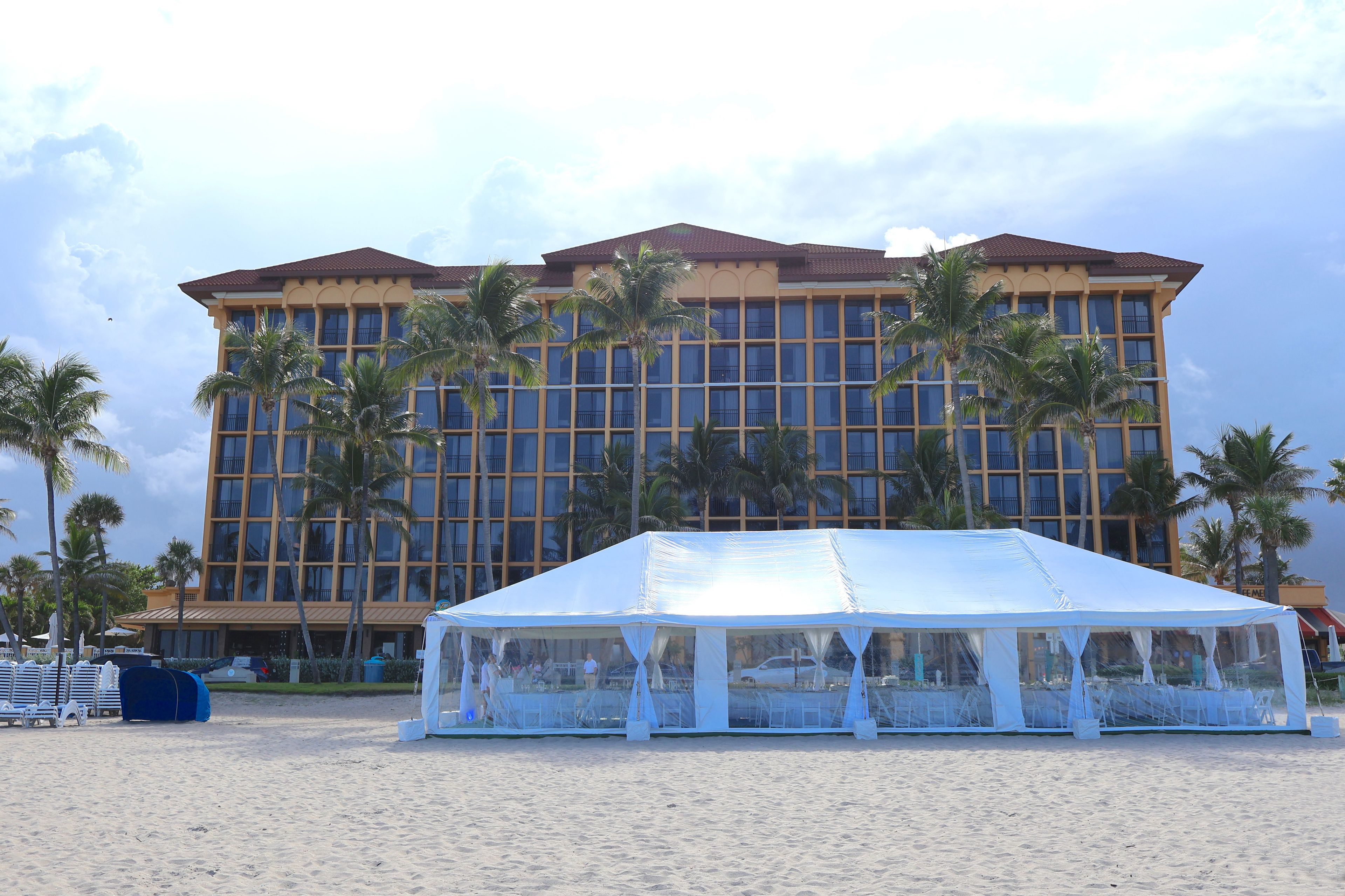 Private Events on the Beach, an event space at Wyndham Deerfield Beach Resort