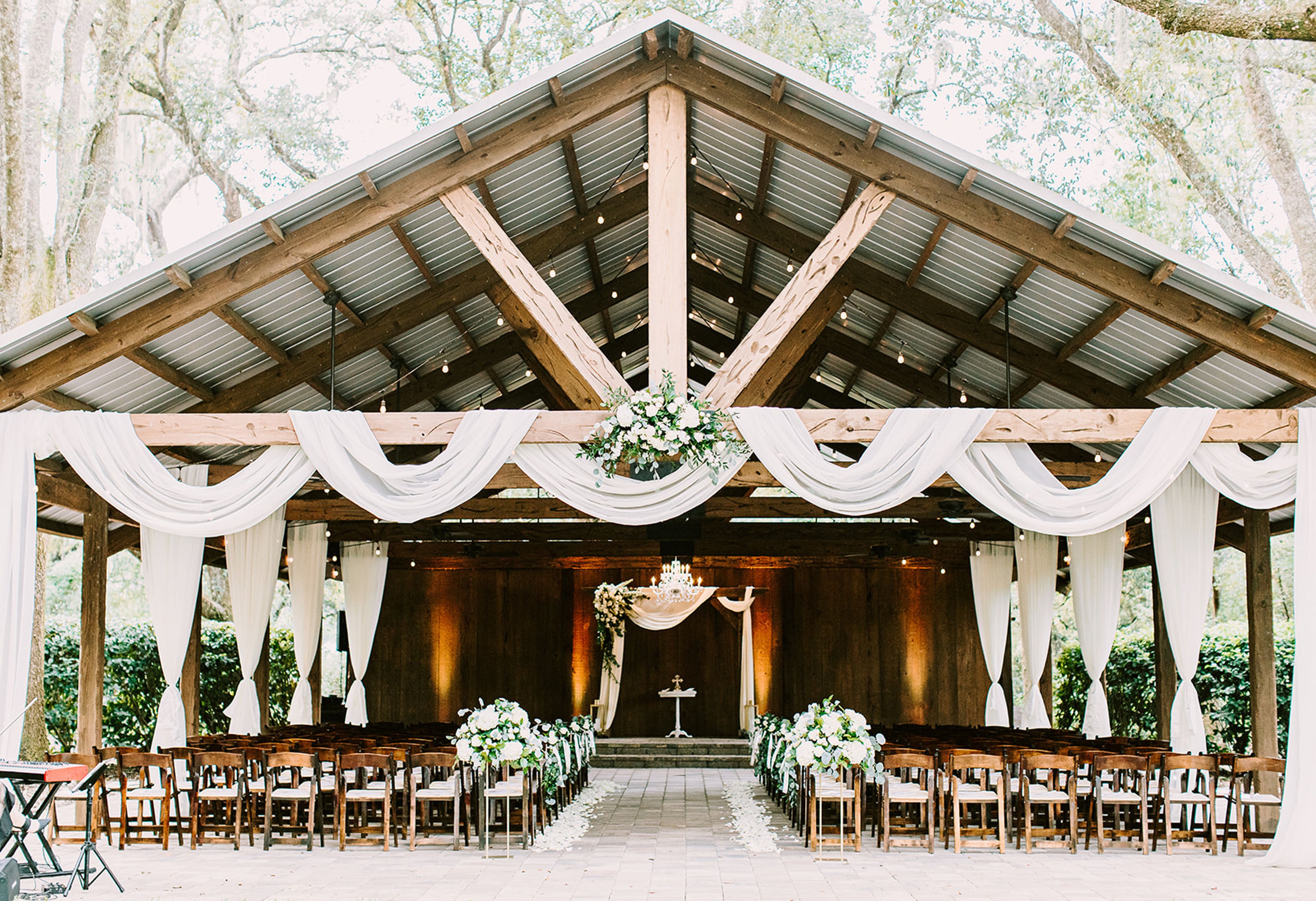 Ceremony Pavilion, an event space at Bowing Oaks