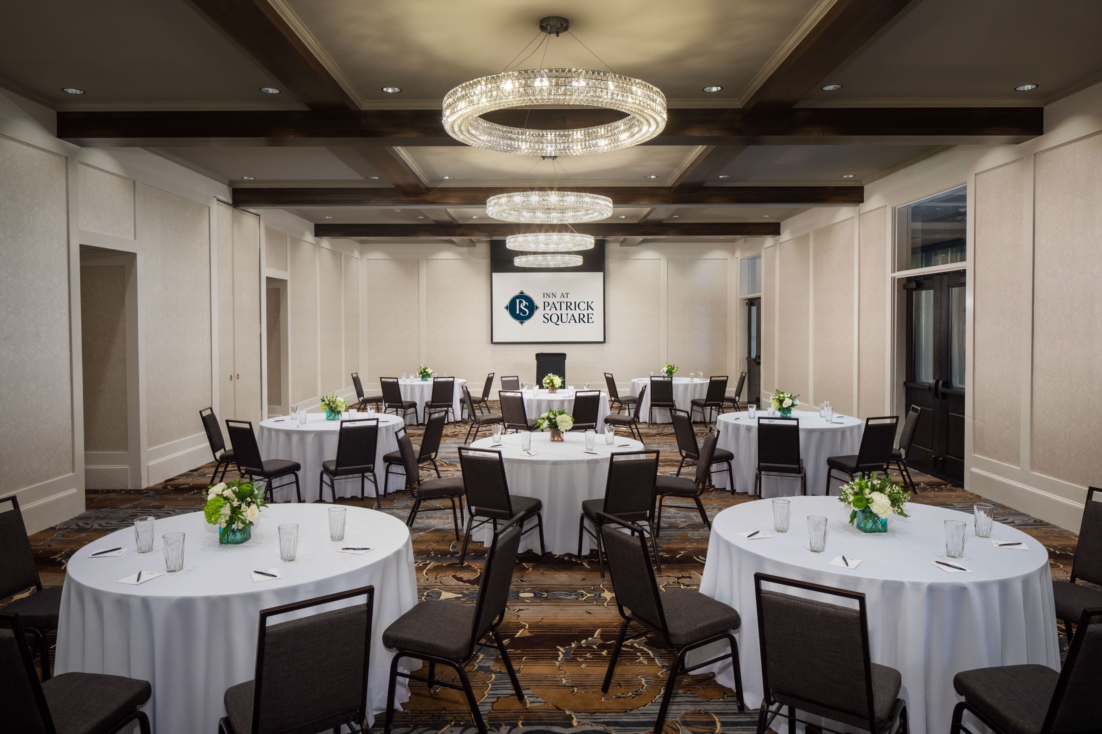 Barker Ballroom, an event space at Inn at Patrick Square