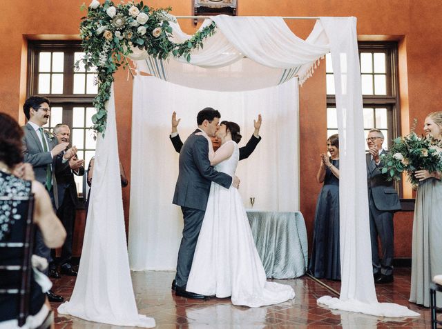 Featured photo from Rachel + Paul - Boho Library Wedding